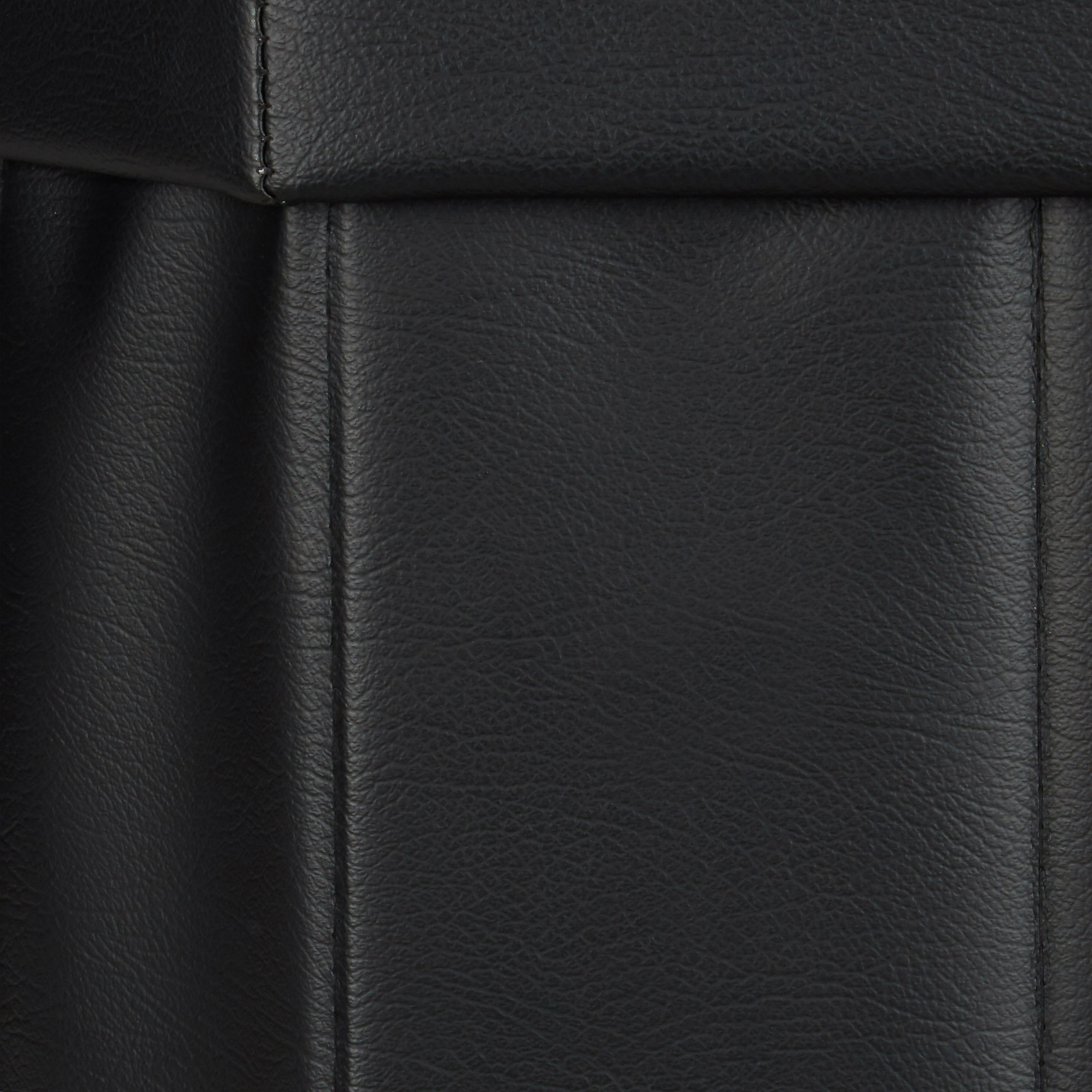 Faltbarer Sitzhocker Kunstleder Sitzwürfel Aufbewahrung Hocker Leder