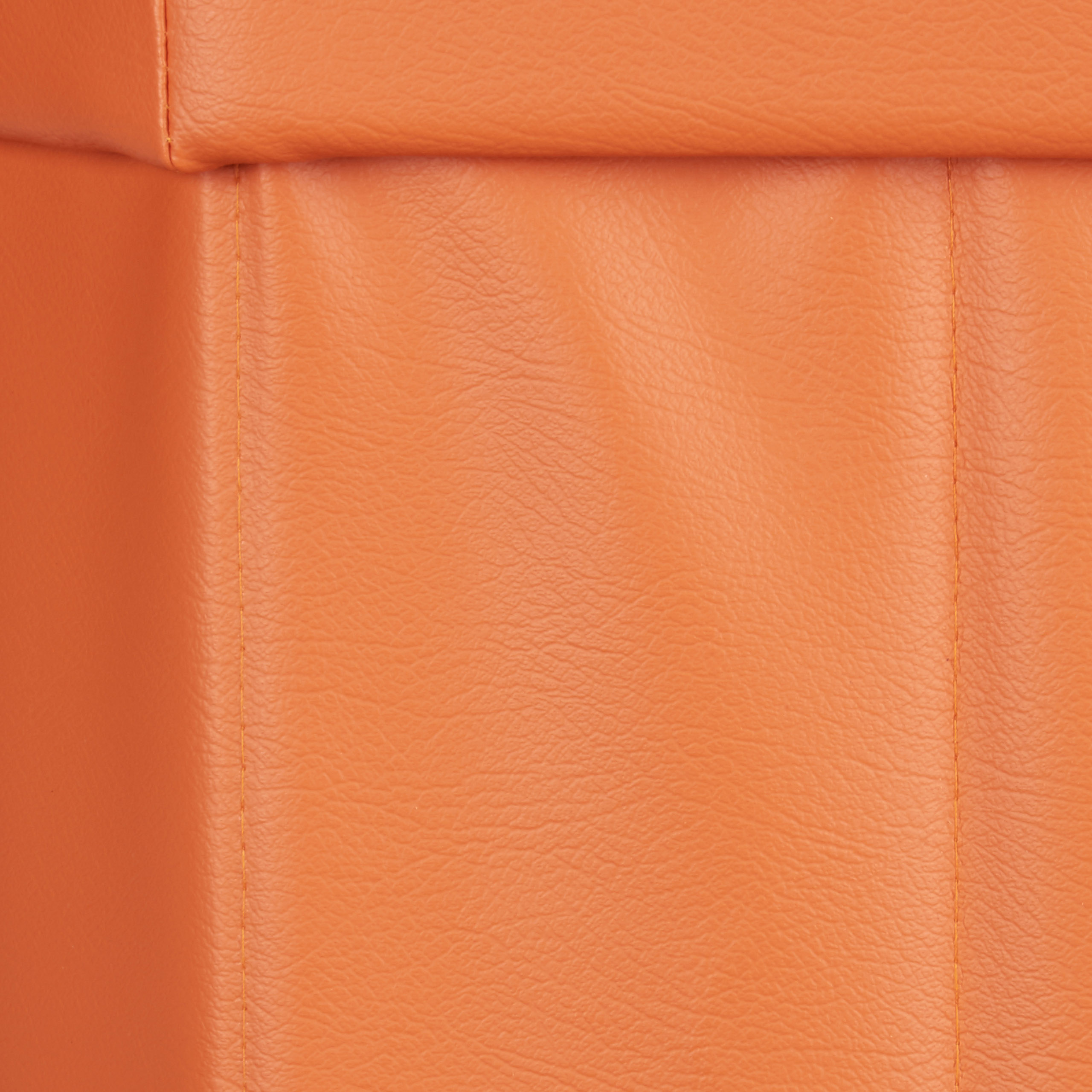 Faltbarer Sitzhocker Kunstleder Sitzwürfel Aufbewahrung Hocker Leder