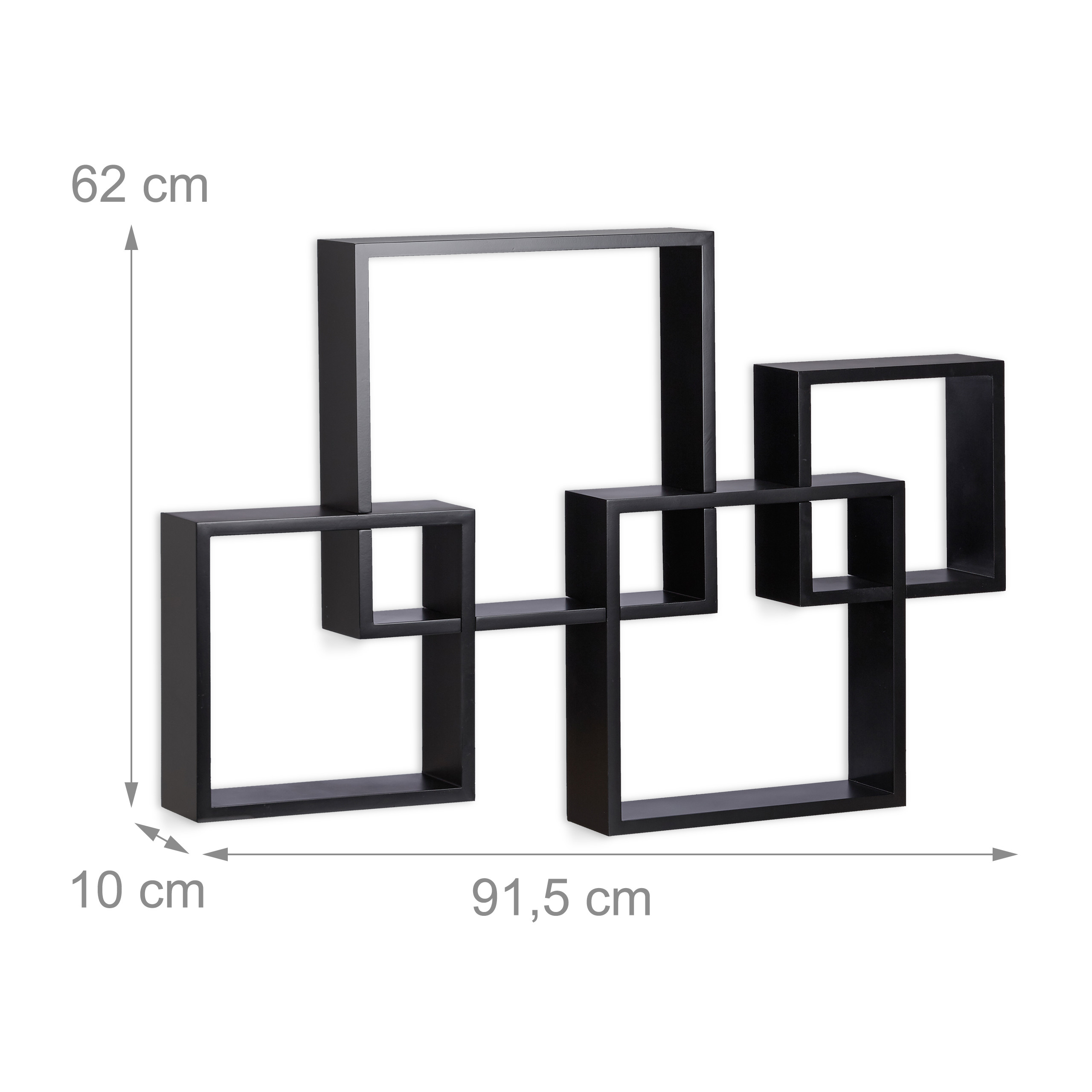 Würfelregal 4er Set Wandregal Hängeregal Regalwürfel Wandboard Cube