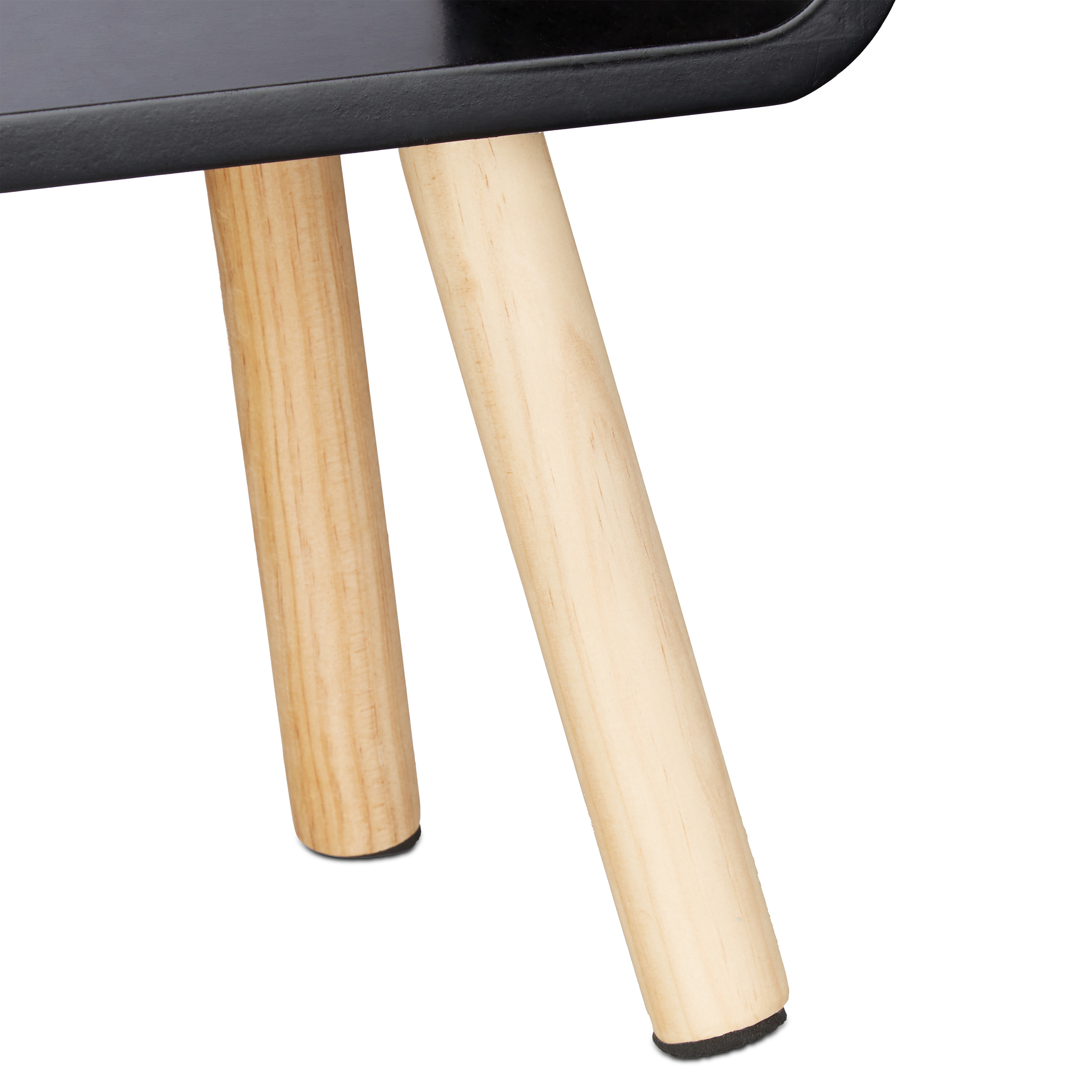 Würfelregal Holz 3-teiliges Regalsystem Bücherregal CD-Regal rund Cube