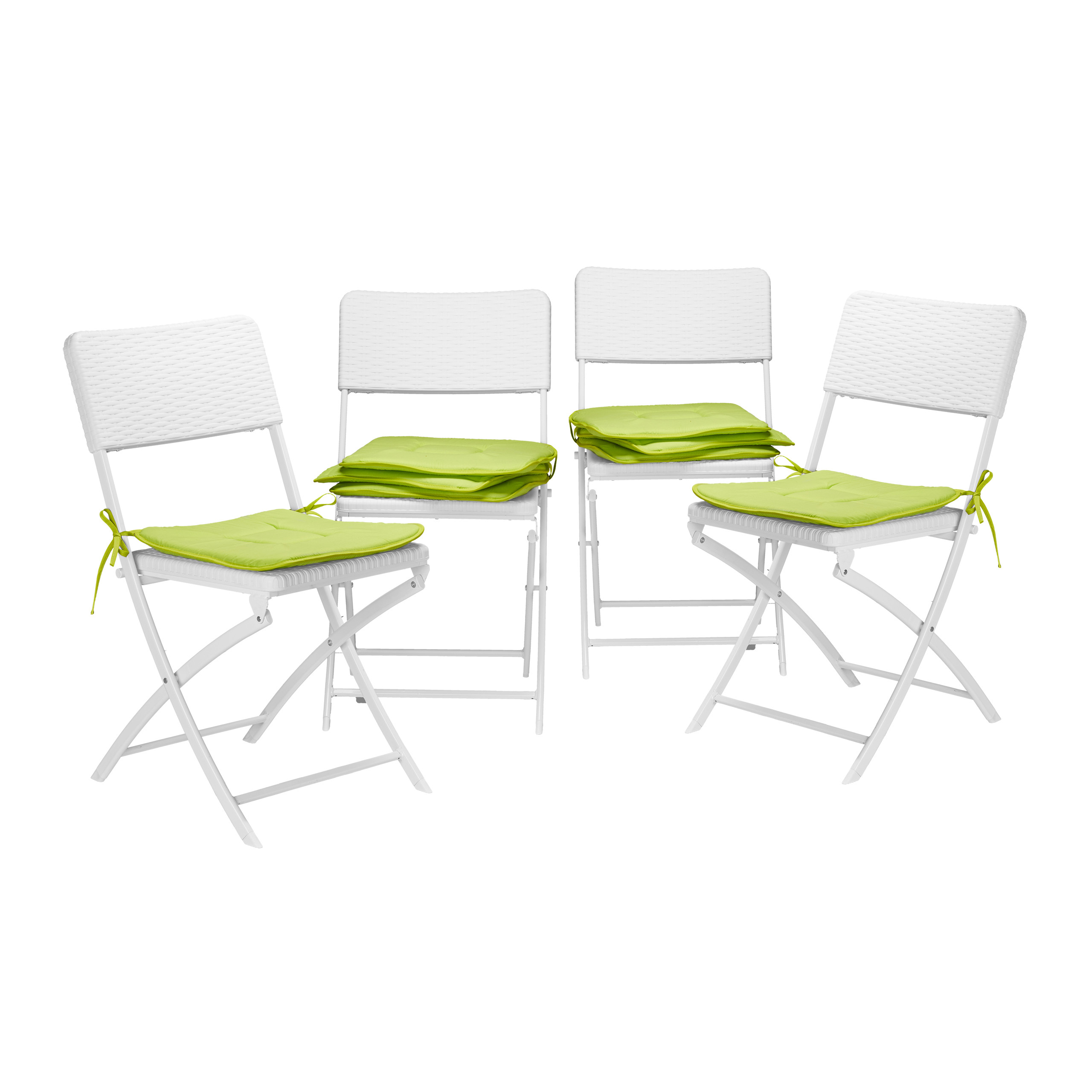 8x Stuhlkissen waschbar bunte Sitzkissen und Stuhlauflagen 40x40