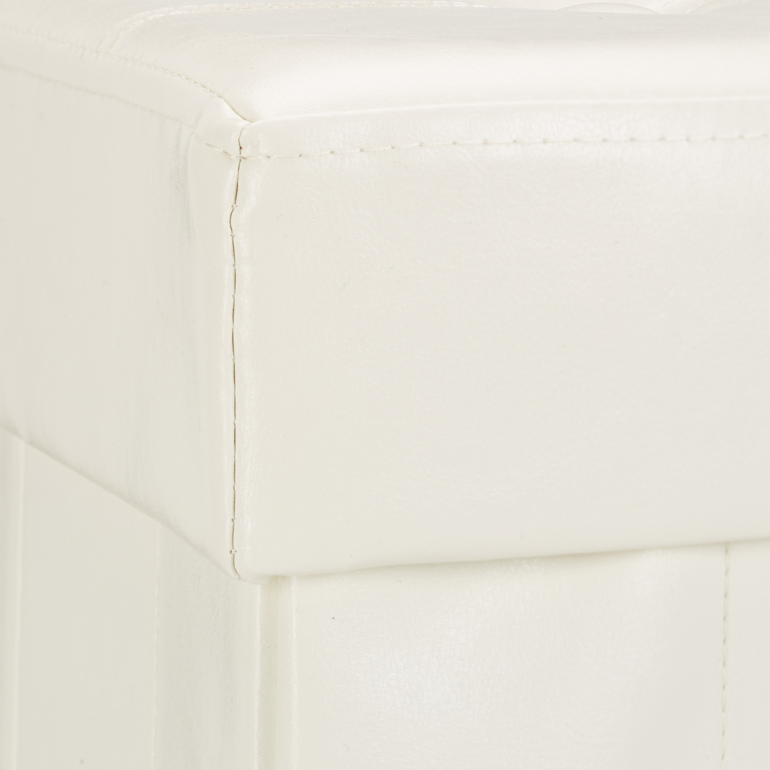 Hocker eckig, Sitzhocker mit Stauraum, Aufbewahrungsbox, Eckhocker