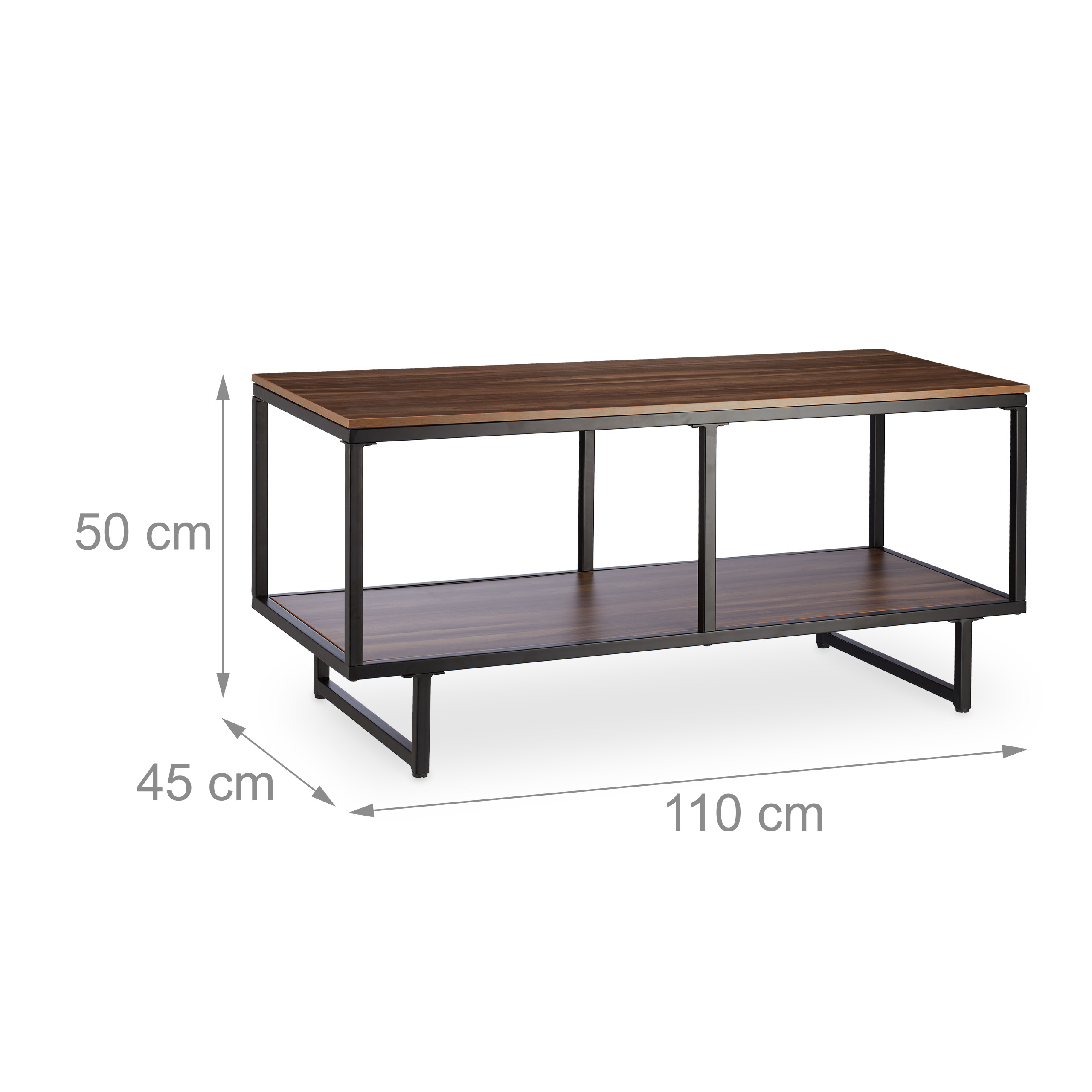 Melamin TV-Lowboard Fernsehtisch Hifi-Rack TV-Aufsatz Holzoptik TV-Rack