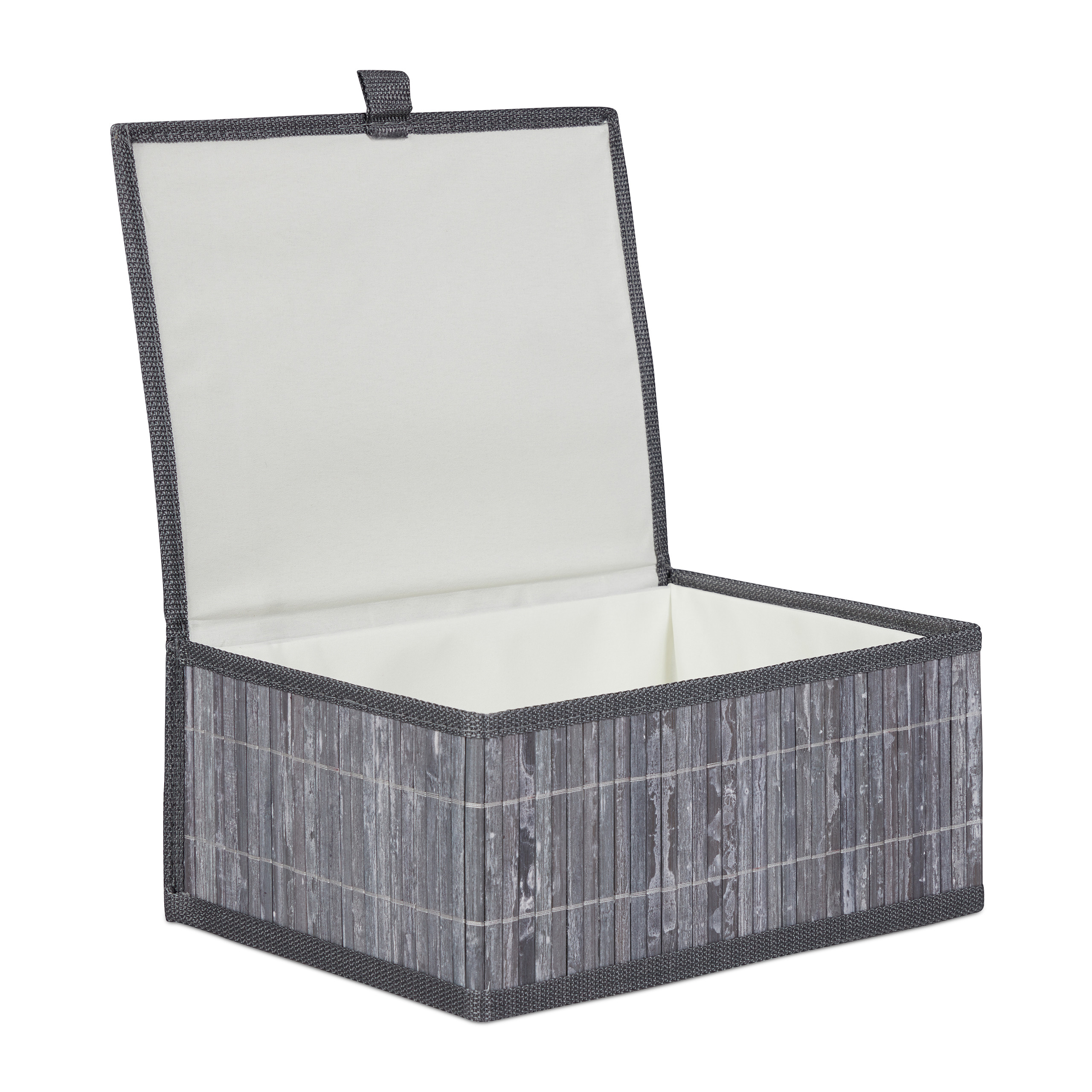 Aufbewahrungskorb 3er Set Badorganizer Aufbewahrungsbox Bambuskorb