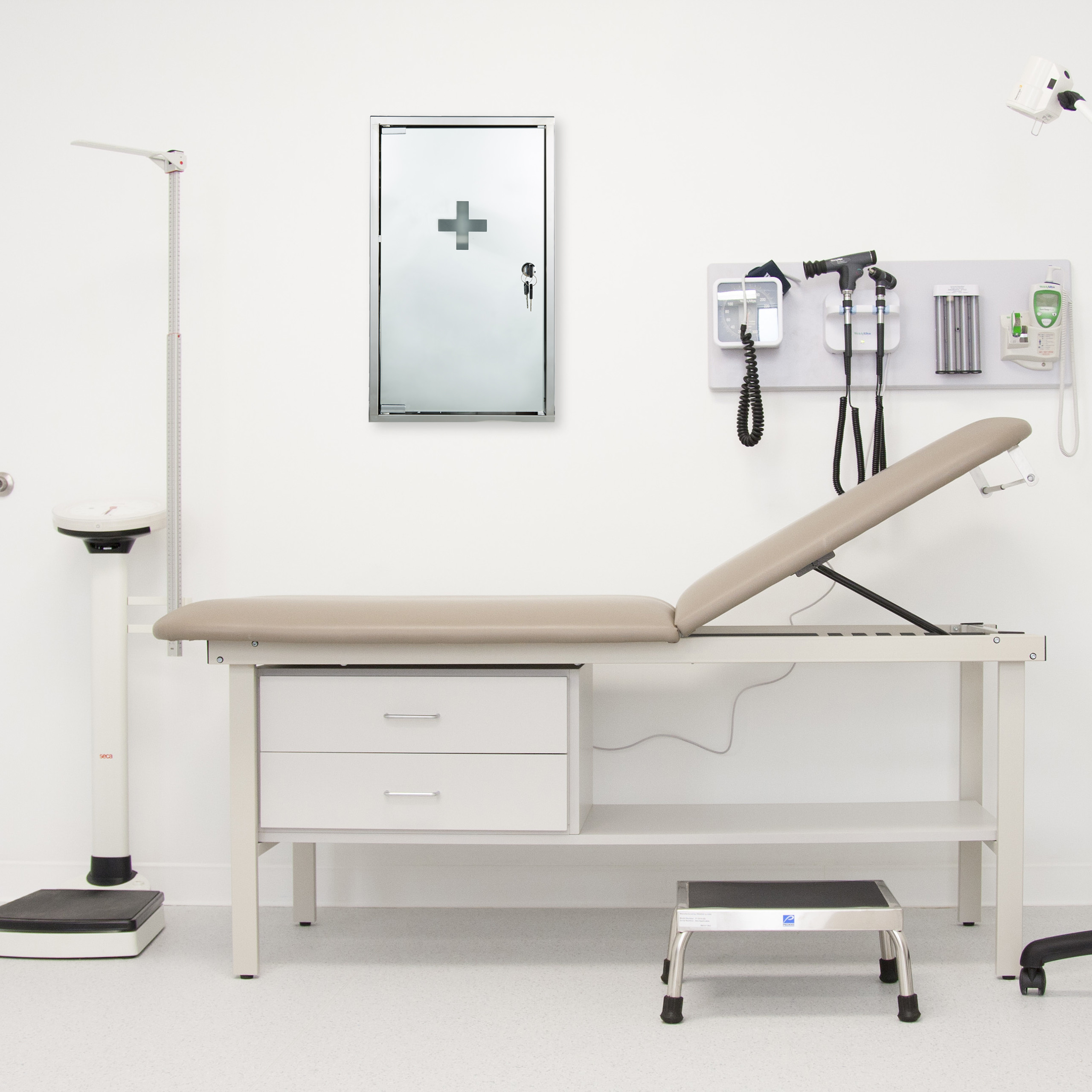 Medizinschrank Edelstahl Arzneischrank Spiegeltür Hausapotheke