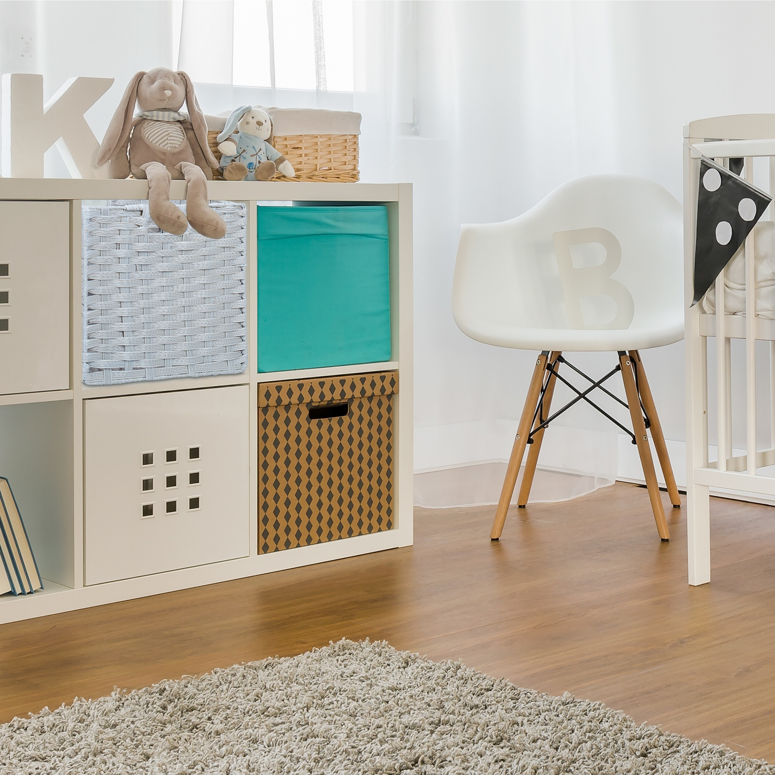 Aufbewahrungskorb Faltbox Flechtkorb PP-Korb Aufbewahrungsbox Faltkorb