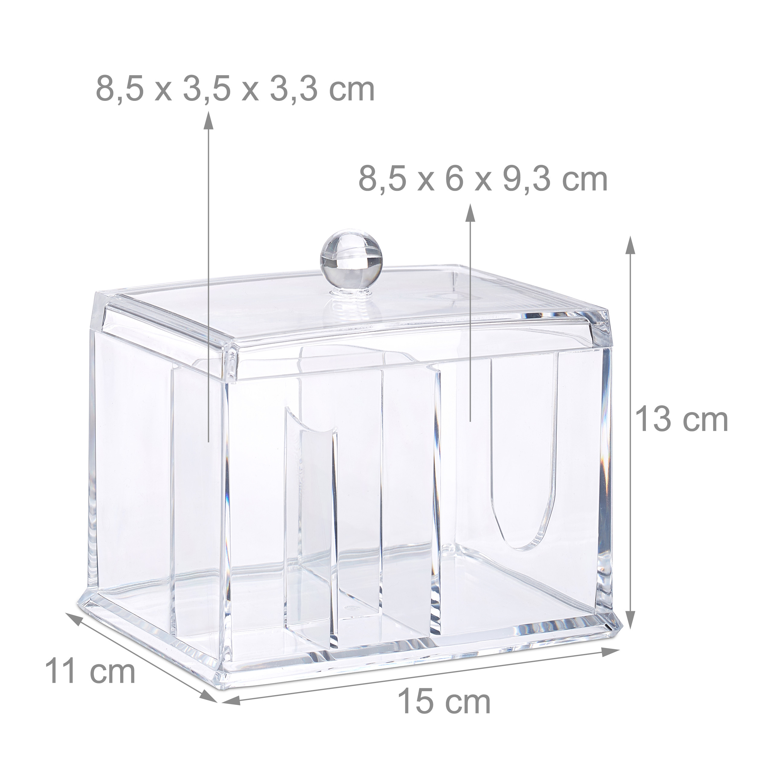 Wattestäbchen Aufbewahrung, Wattestäbchen Spender, Wattestäbchen