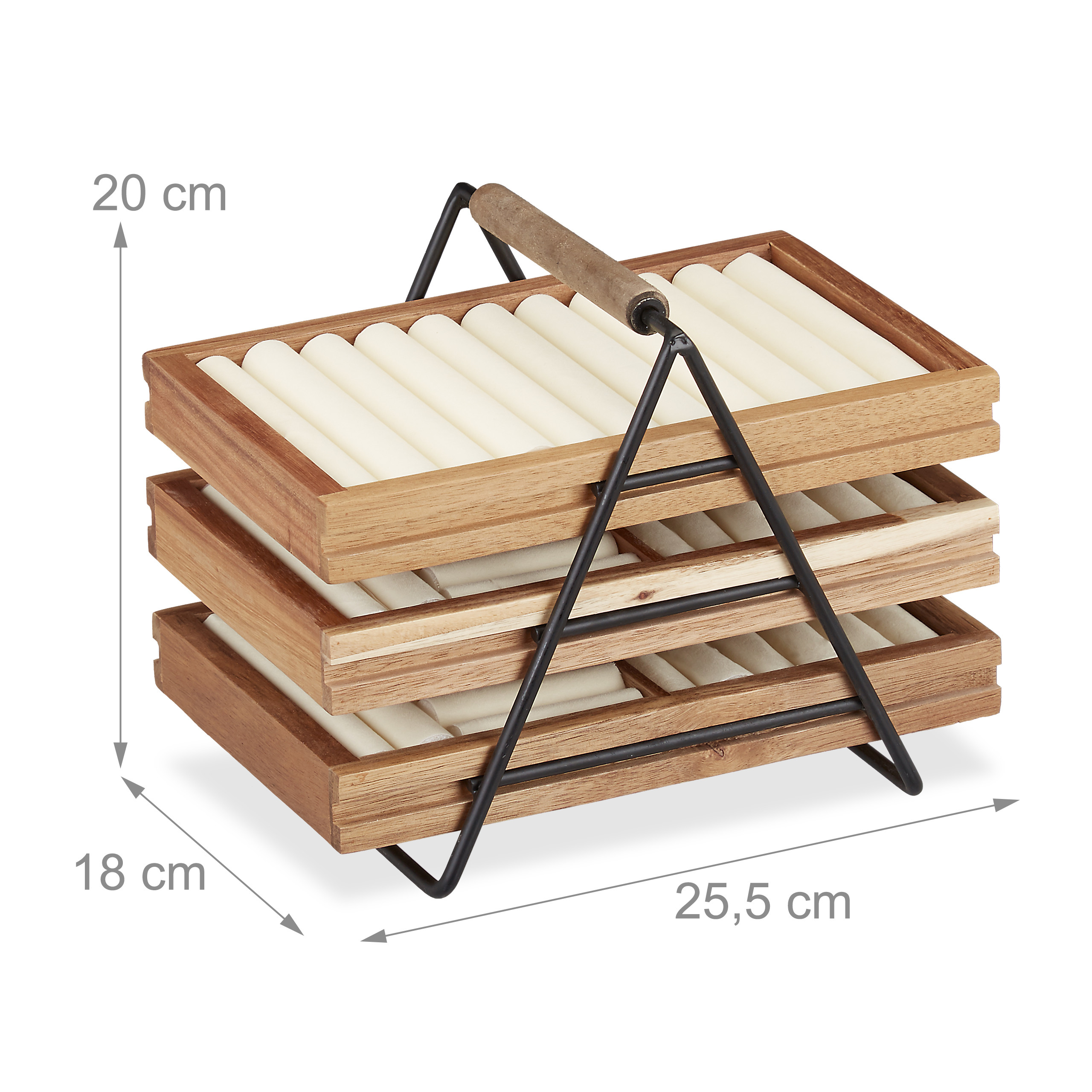Ring Aufbewahrung 3 Ebenen Ringdisplay Ringlade Schmucklade Ringtablett