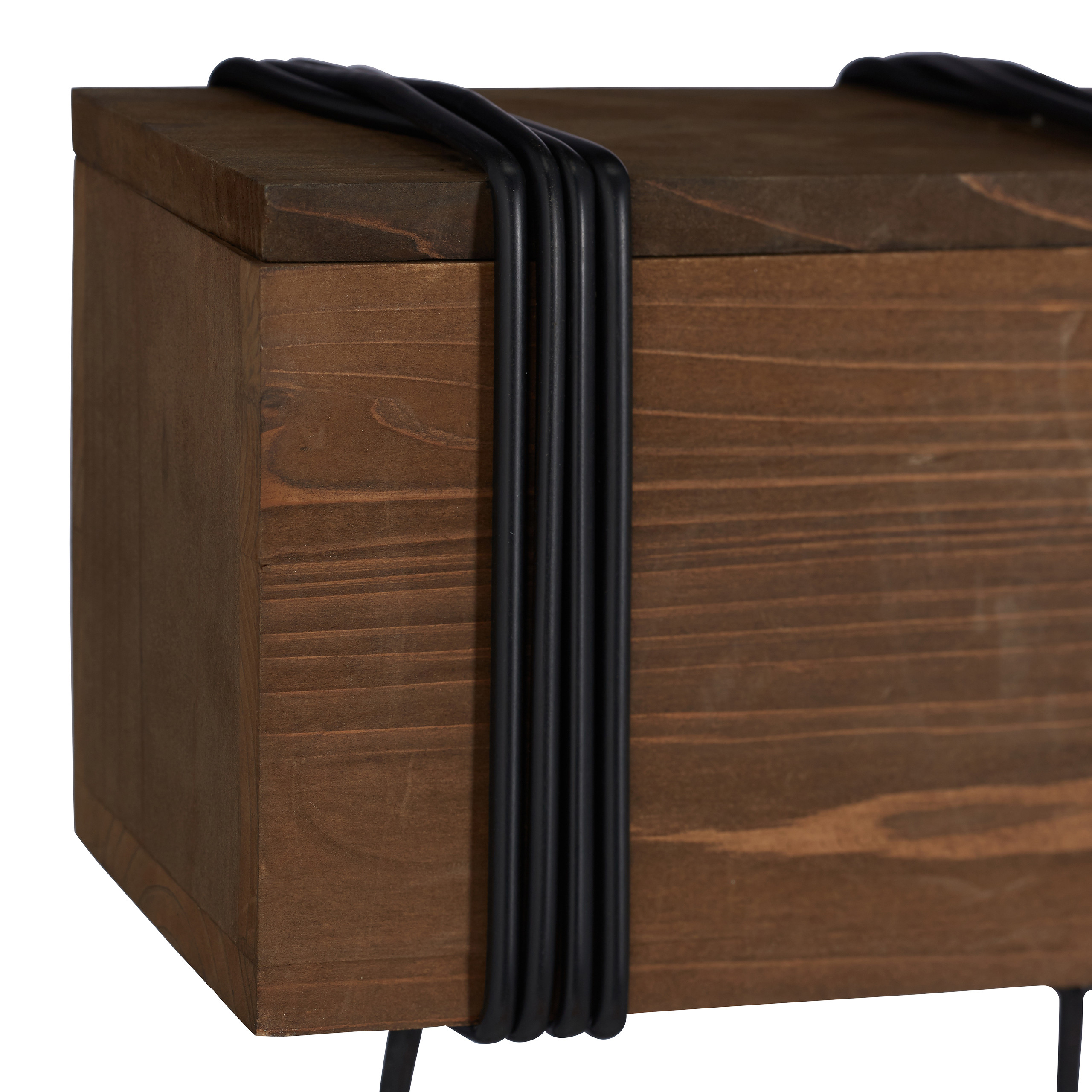 Pendelleuchte Holz Hängelampe Kronleuchter Pendellampe 5-flammig