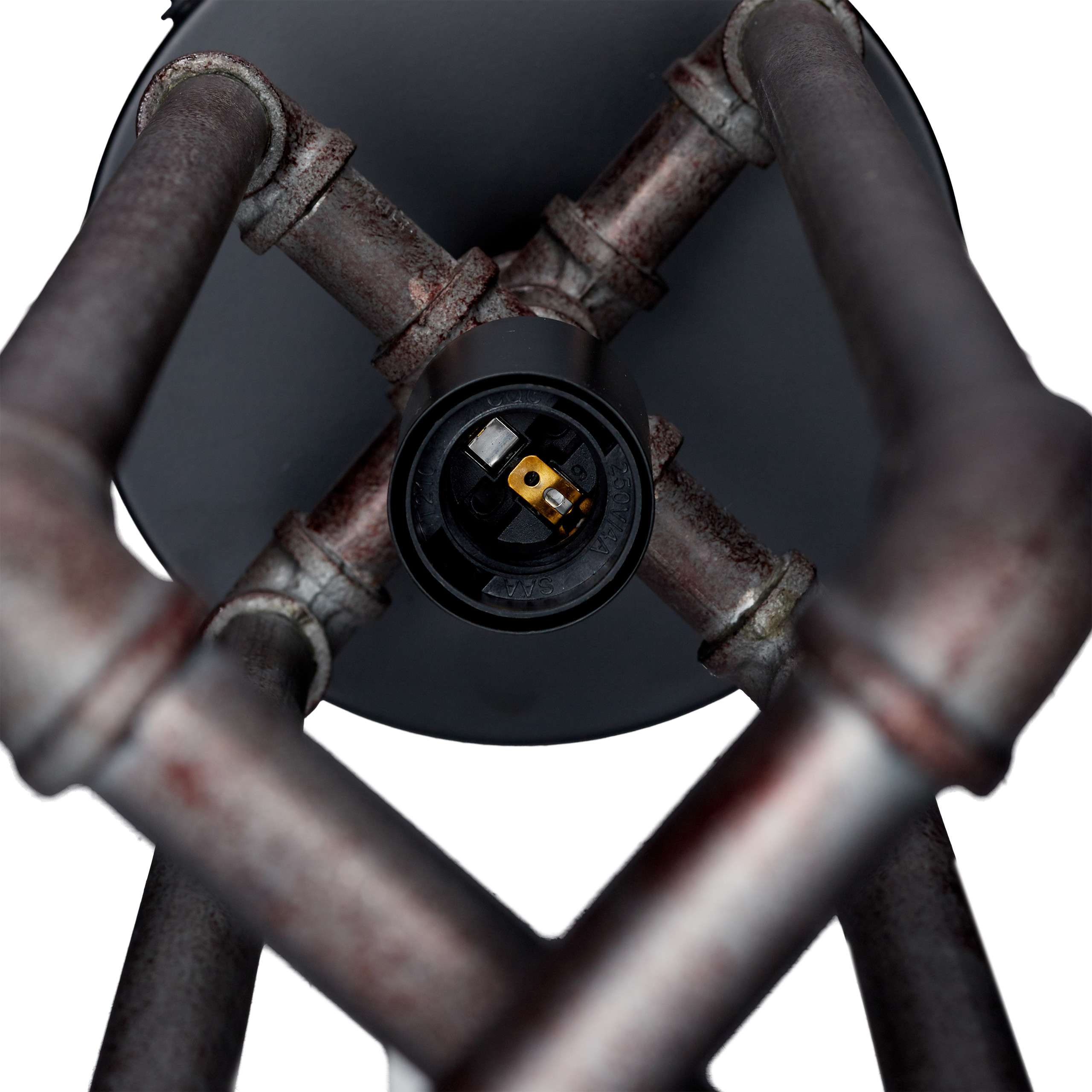 Wasserrohr Tischlampe Loft Rohrlampe Vintage Industrial Tischleuchte