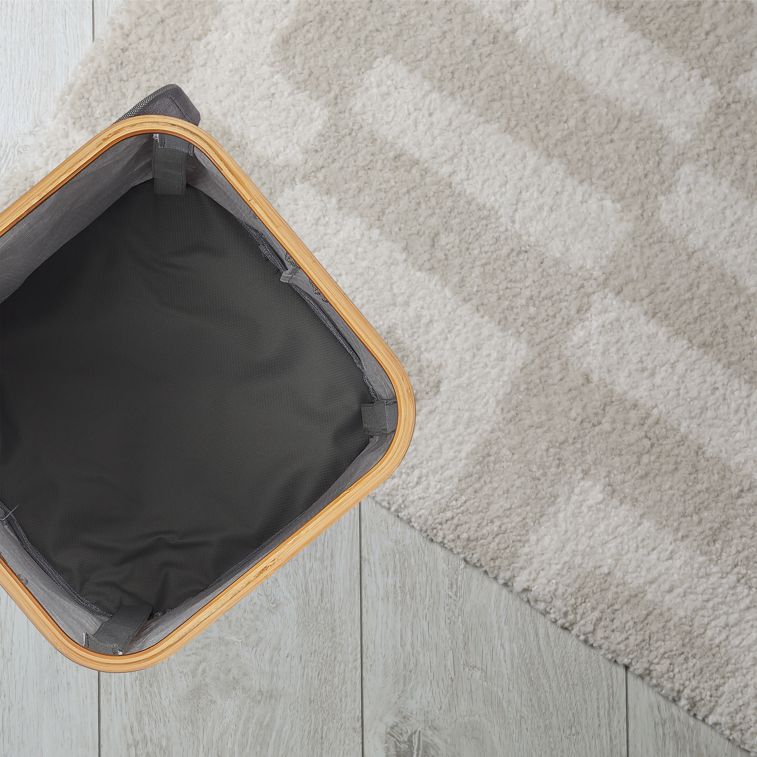 Wäschekorb Wäschesack Wäschetonne Faltwäschekorb Deckel quadratisch 42