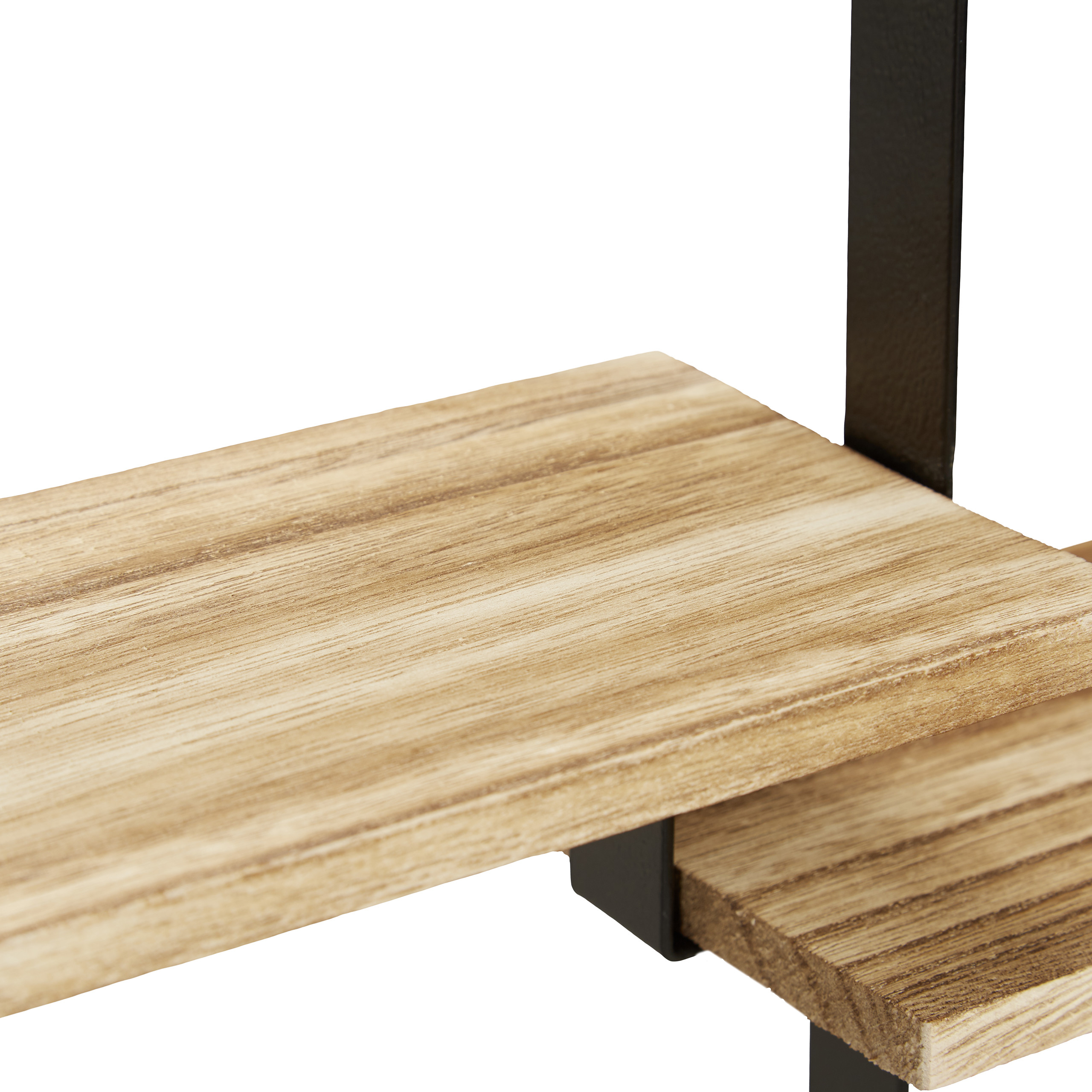 Hexagon Regal Eisen Holz Hängeregal Wandregal Wandboard Dekoregal