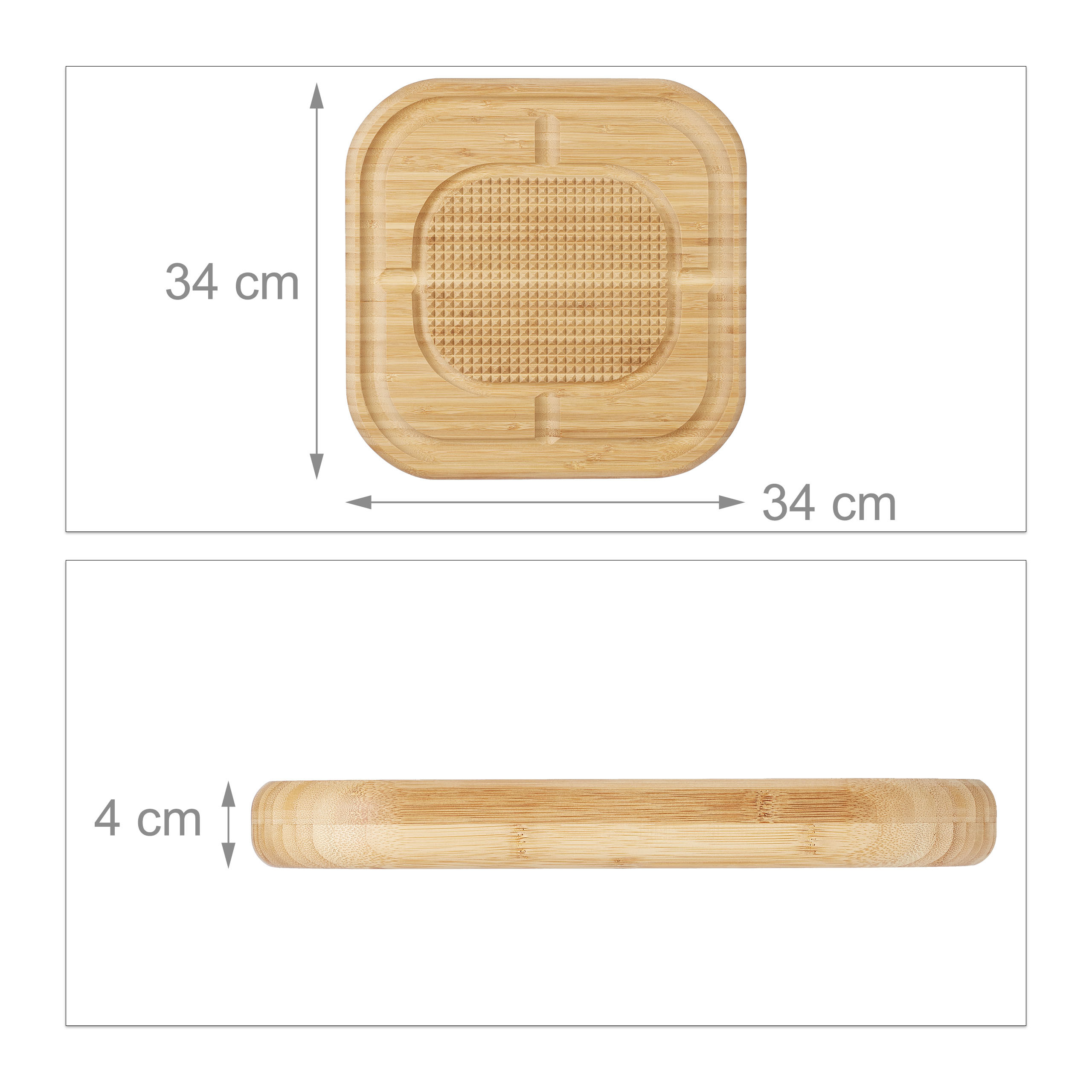 Schneidebrett Holzbrett Küchenbrett Kochbrett Schneidbrett Bambus