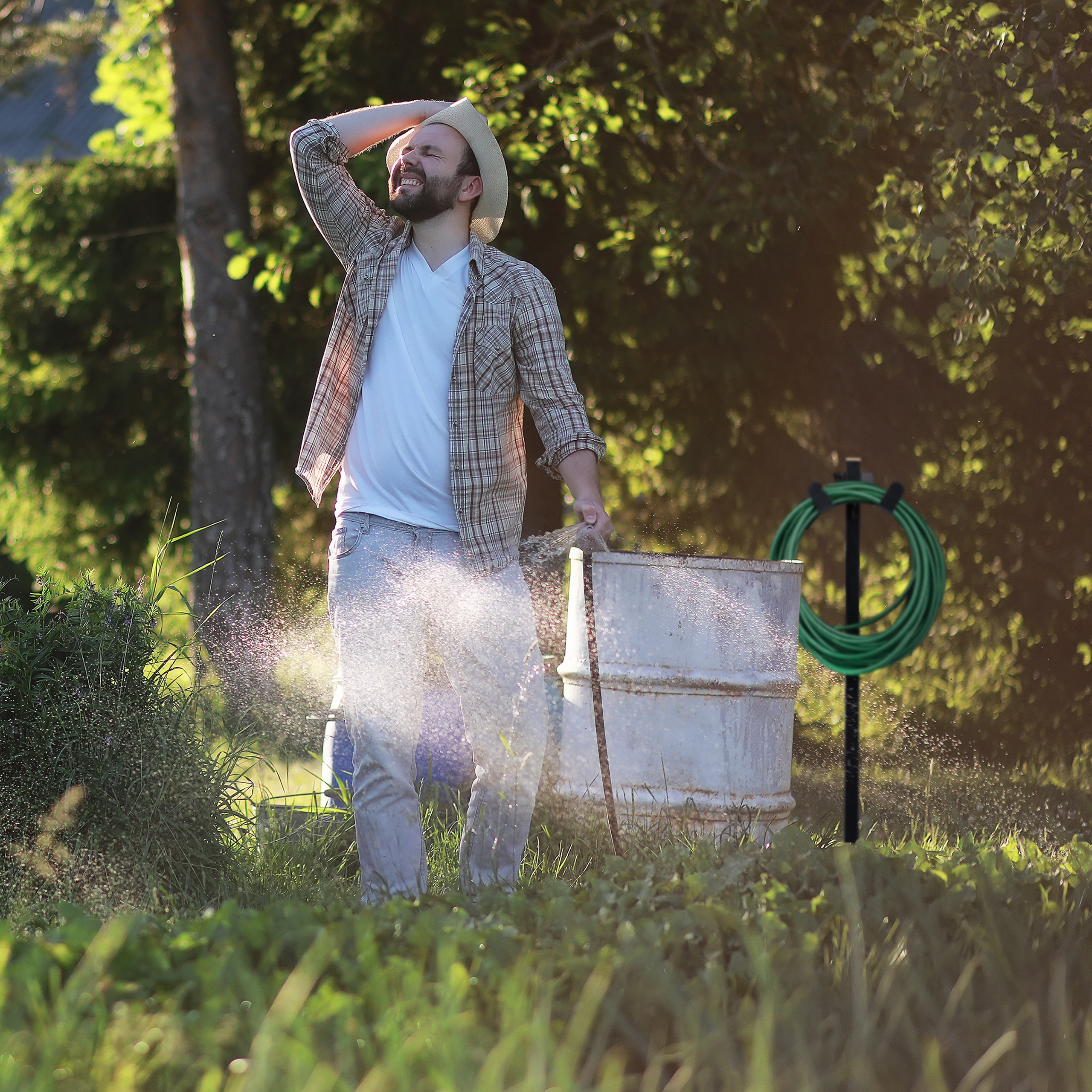 Schlauchhalter stehend, Schlauchständer, Schlauchhalterung