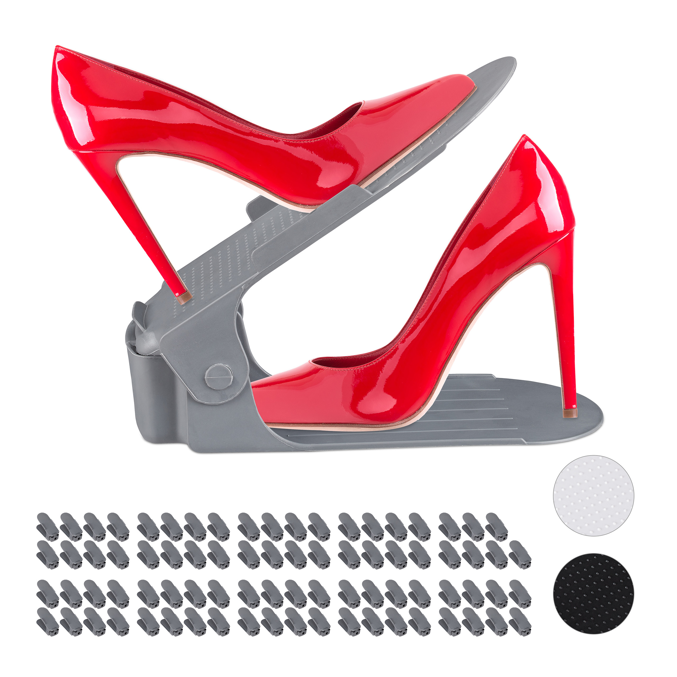 80 x Schuhstapler Schuhorganizer Schuhhalter Schuhaufbewahrung