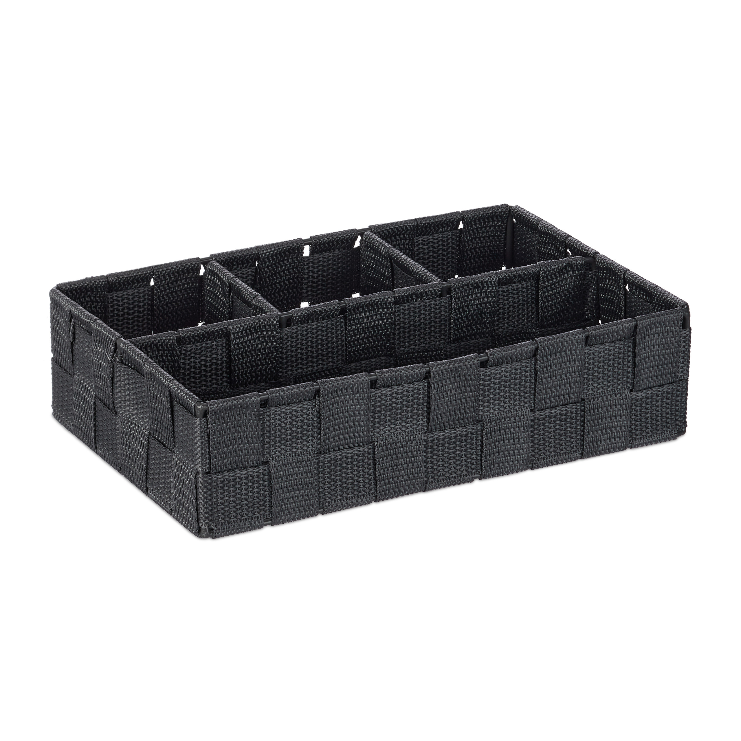 Aufbewahrungskorb mit Fächern Bad Organizer Badezimmerkorb