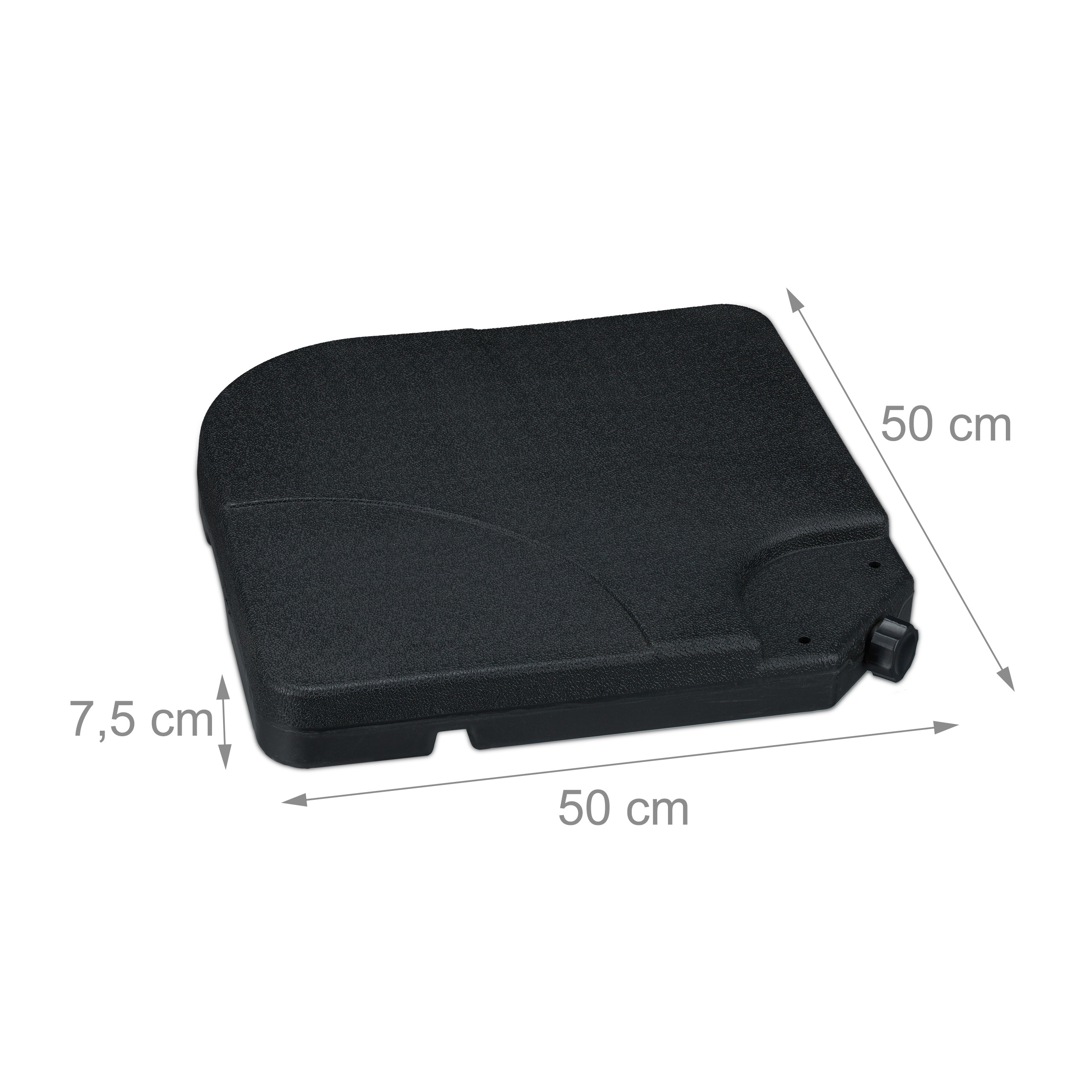 Platten Schirmständer, Sonnenschirmständer, Beschwerungsplatten