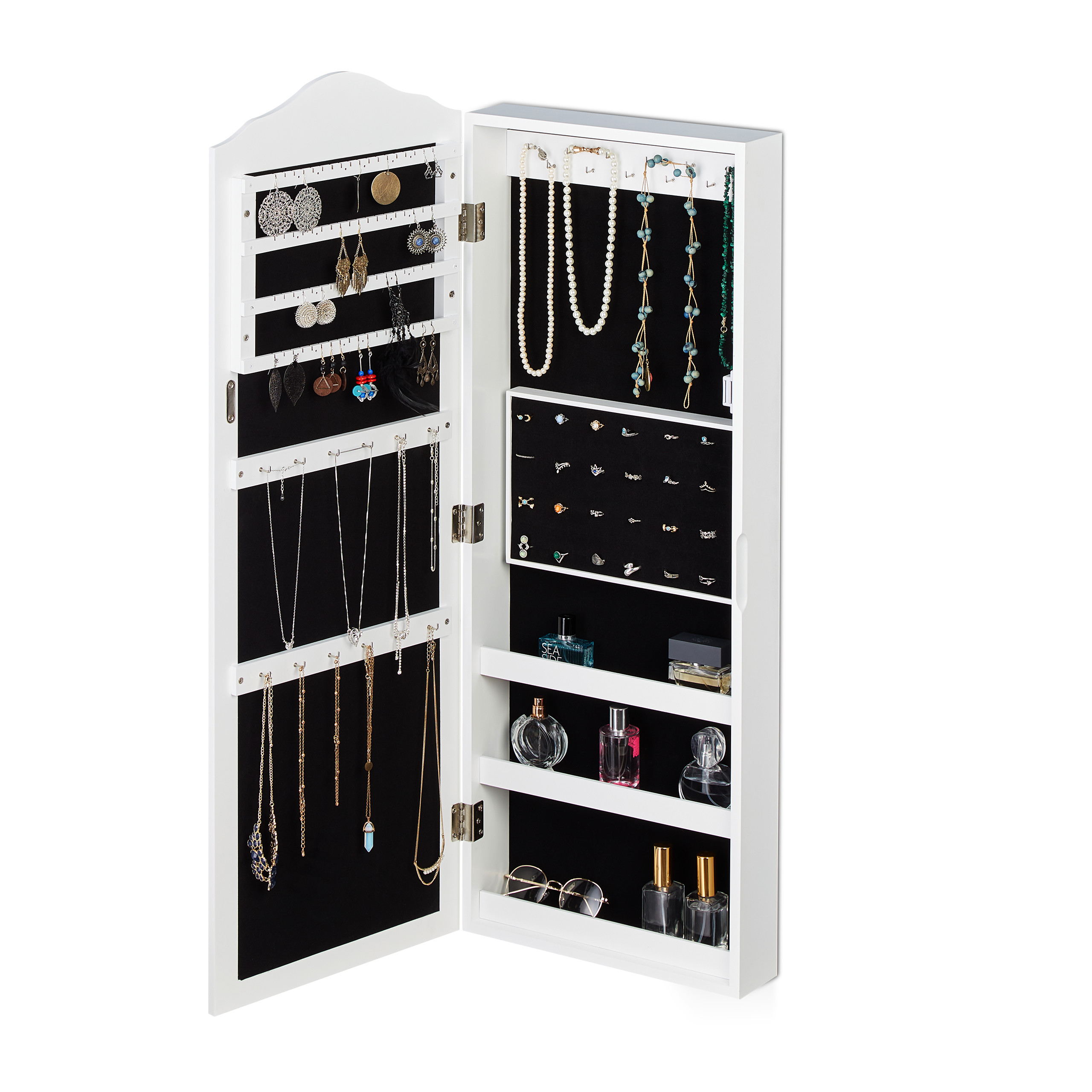 Schmuckschrank Spiegel Schmuckkasten Schmuckspiegel Schmuckregal