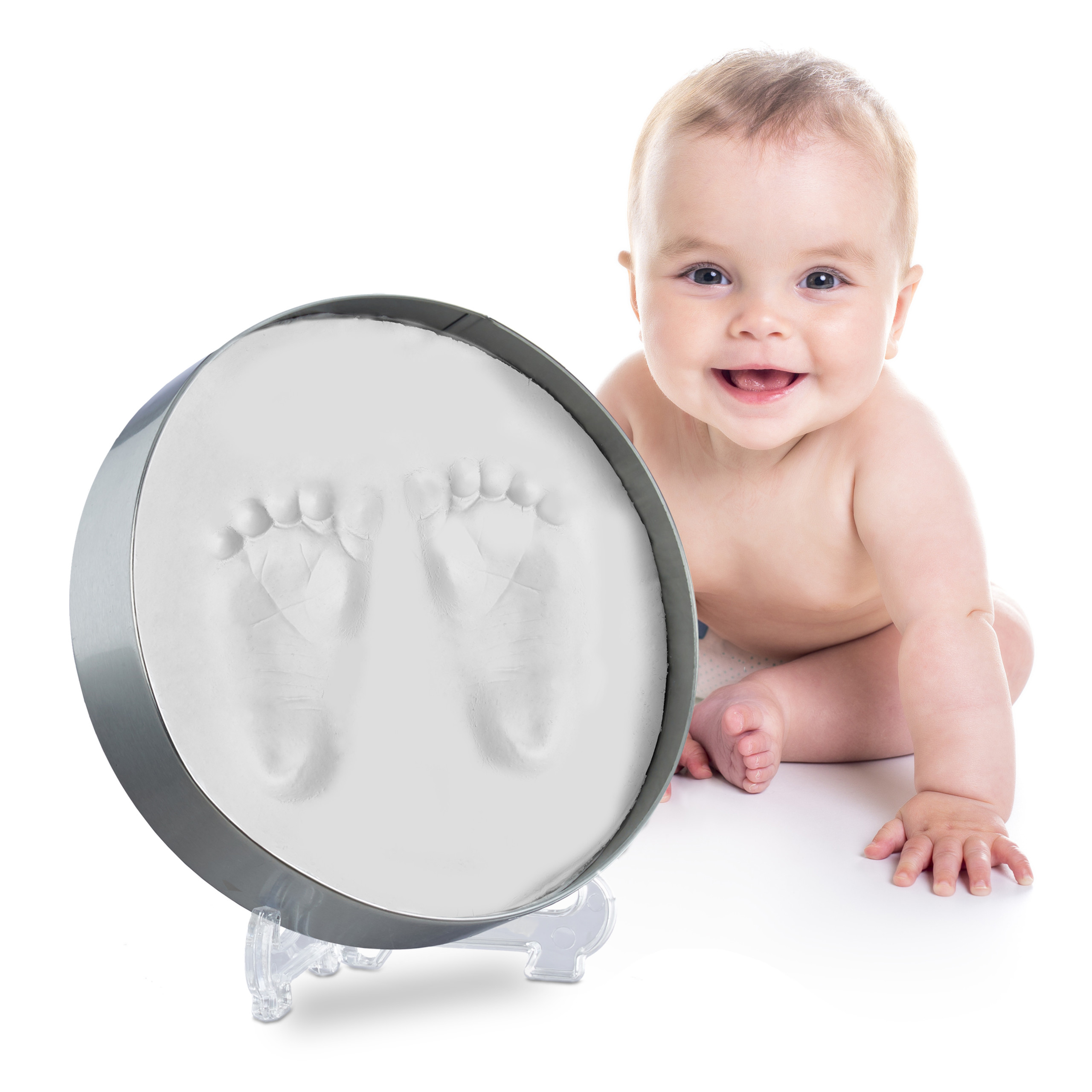 Baby Gipsabdruck Hand Abdruck Fuss Abdruck Set Modellieren Geschenk zur Geburt