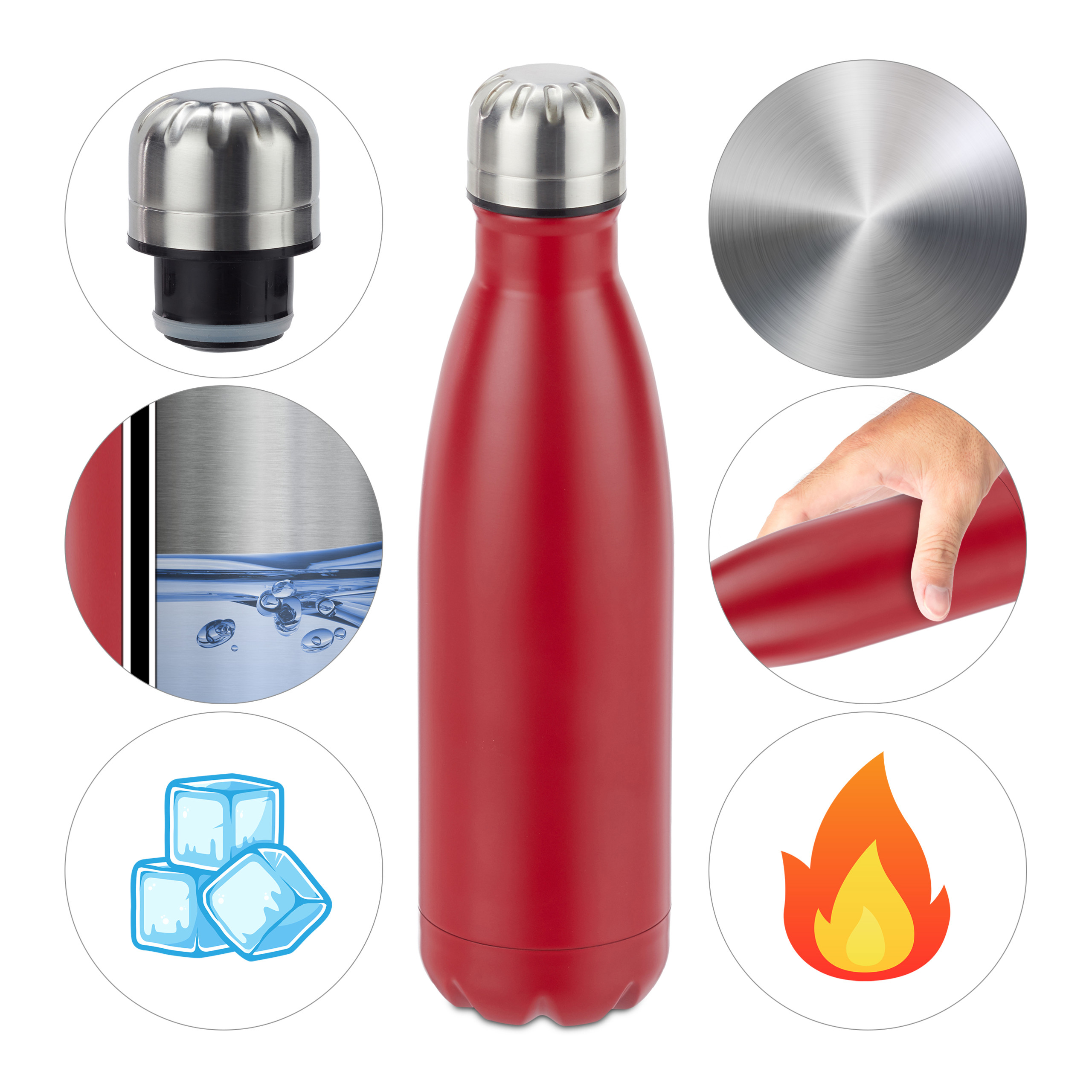 trinkflasche edelstahl groß