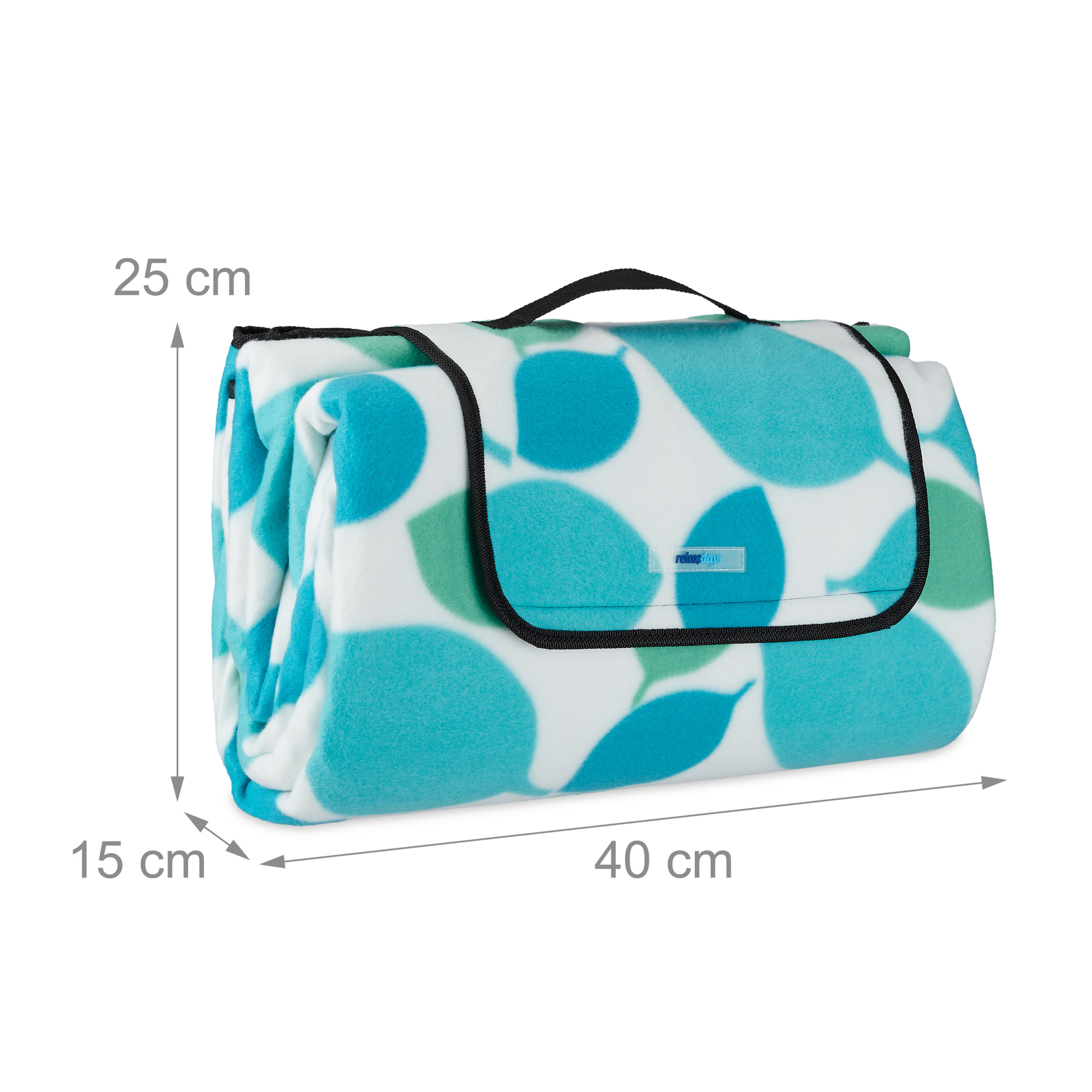 Insulated Picnic Blanket, Turquoise Outdoor Camping Mat, 200x200 Rug | eBay