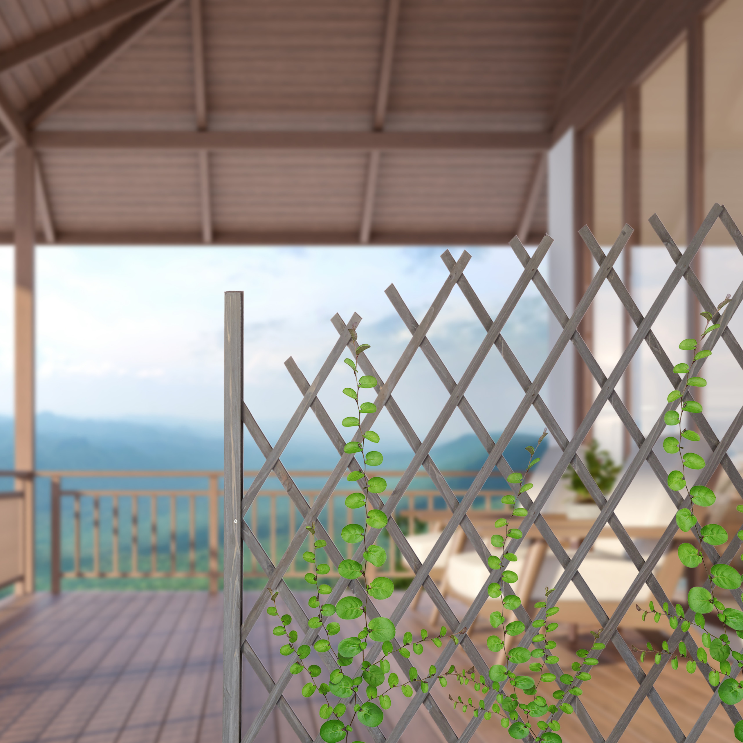 Extending Wooden Lattice, Climbing Support, Adjustable Trellis eBay