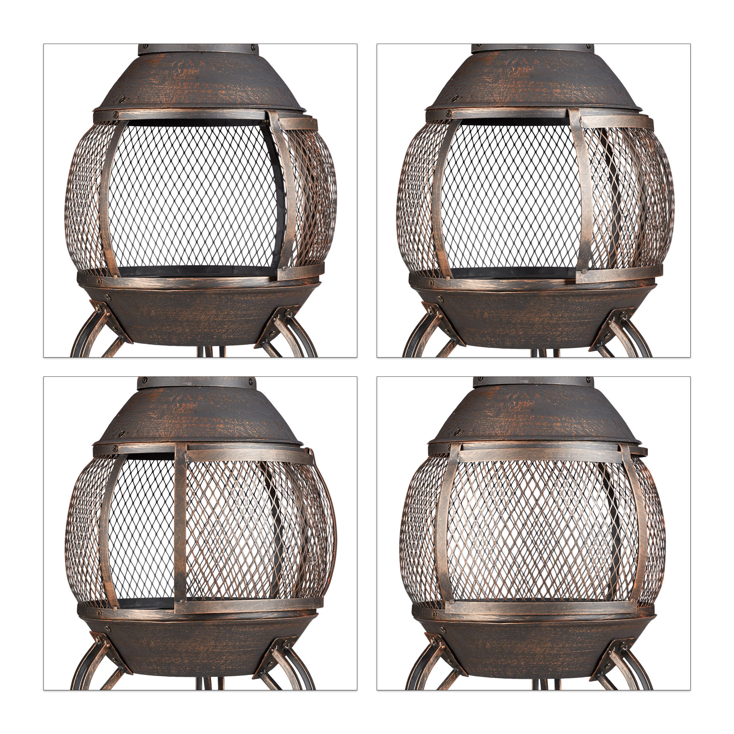 Aztekenofen Chiminea Außenkamin Gartenkamin Terrassenofen Gartenofen