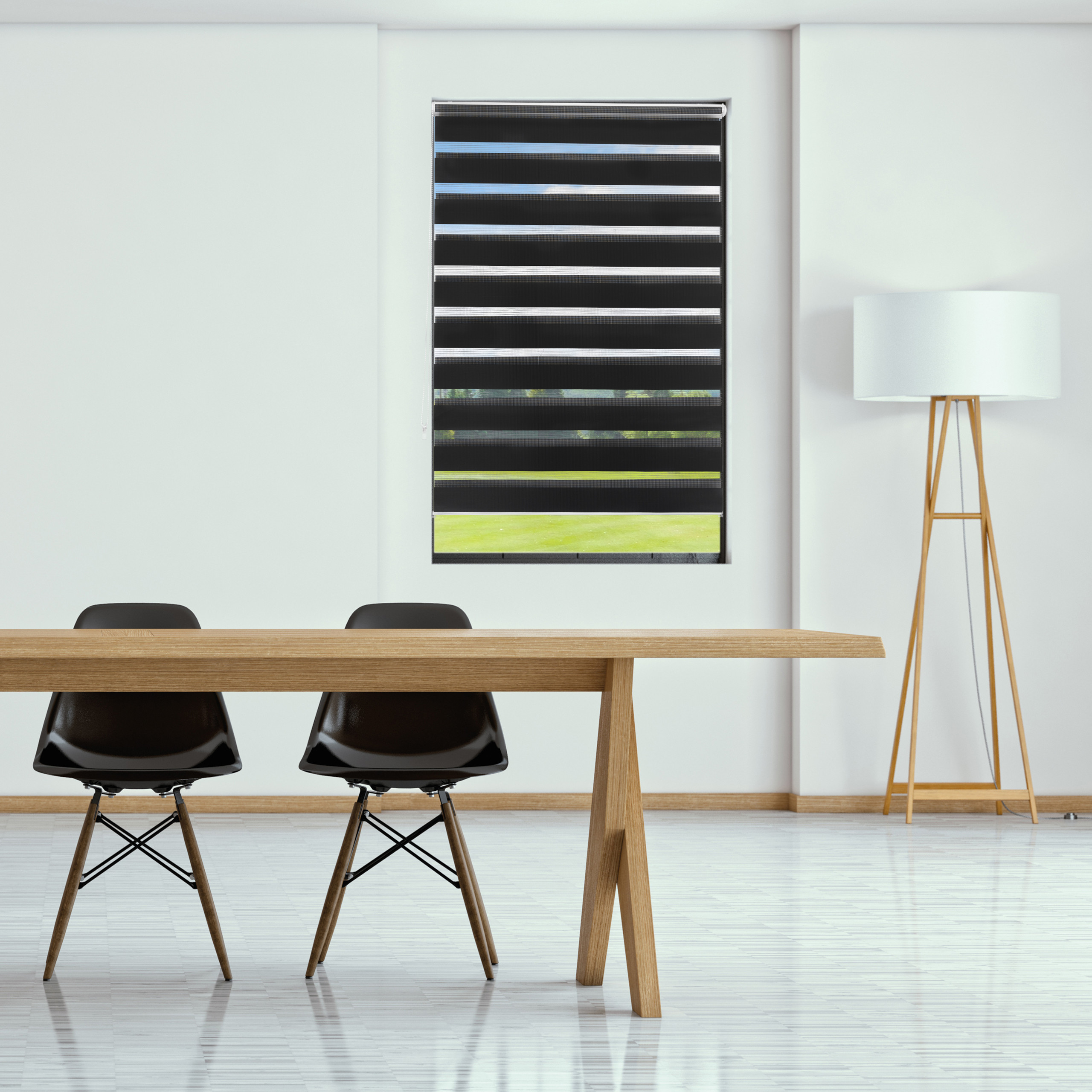 Klemmfix Double Roller Blind, Window Shade, Side Pull ...