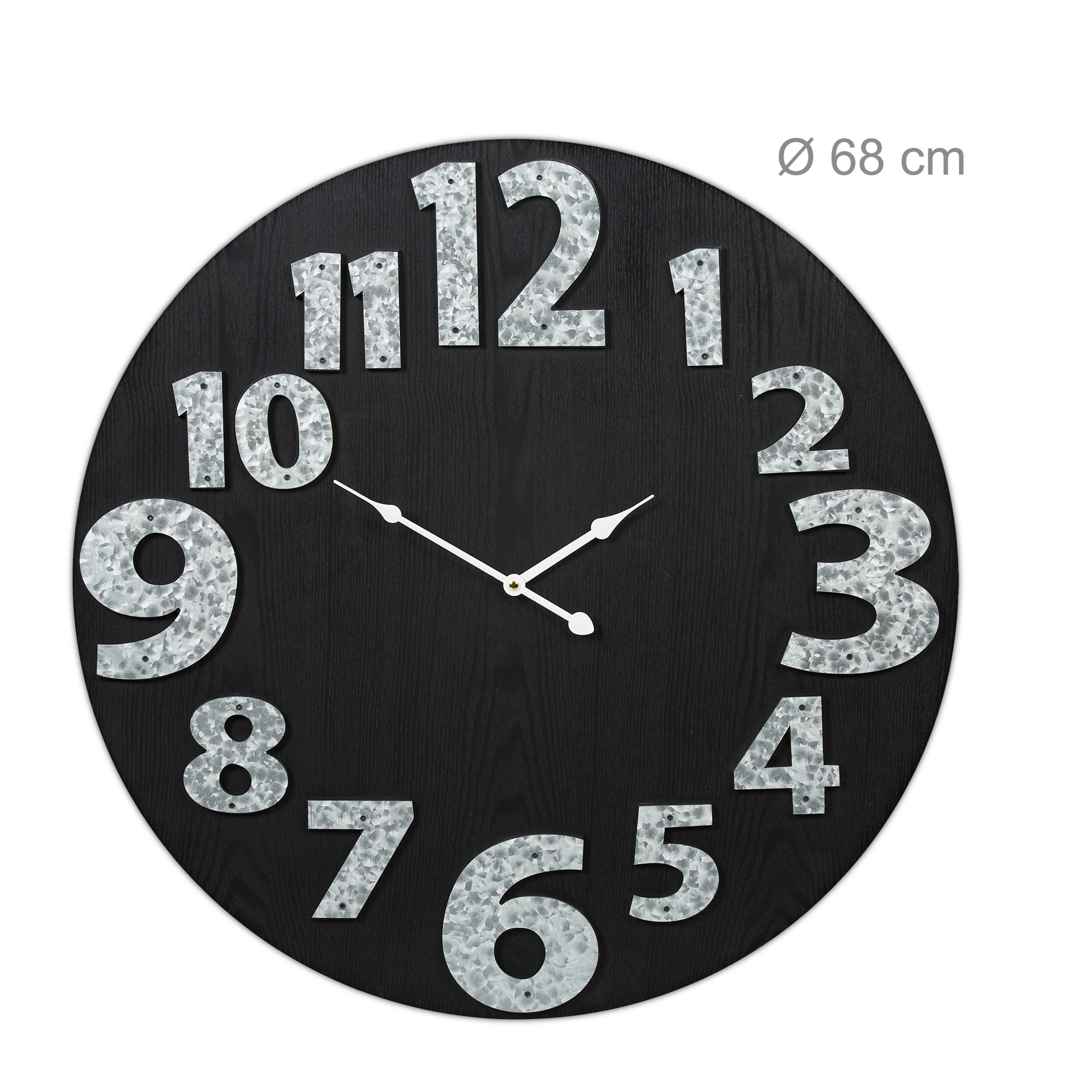 Reloj XL pared, Reloj analógico salón, Reloj silencioso cocina, Reloj