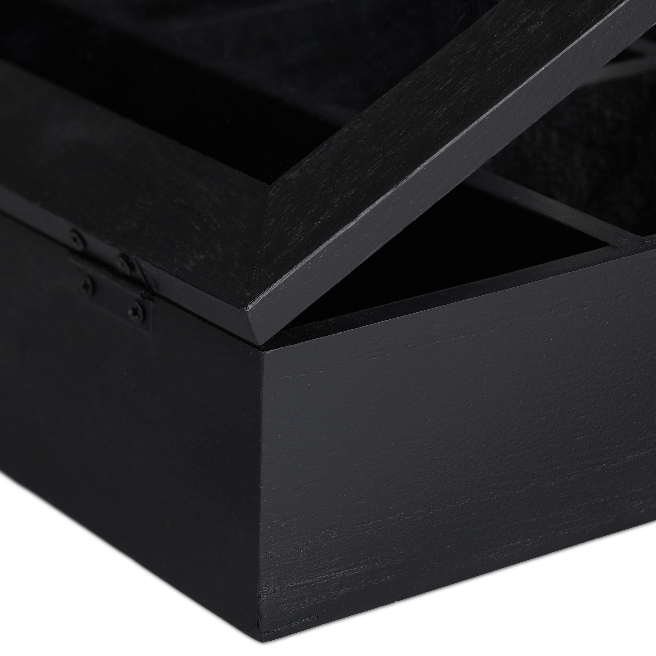 Teebox Holz Tee Aufbewahrung Teebeutel Teekiste Teeschachtel