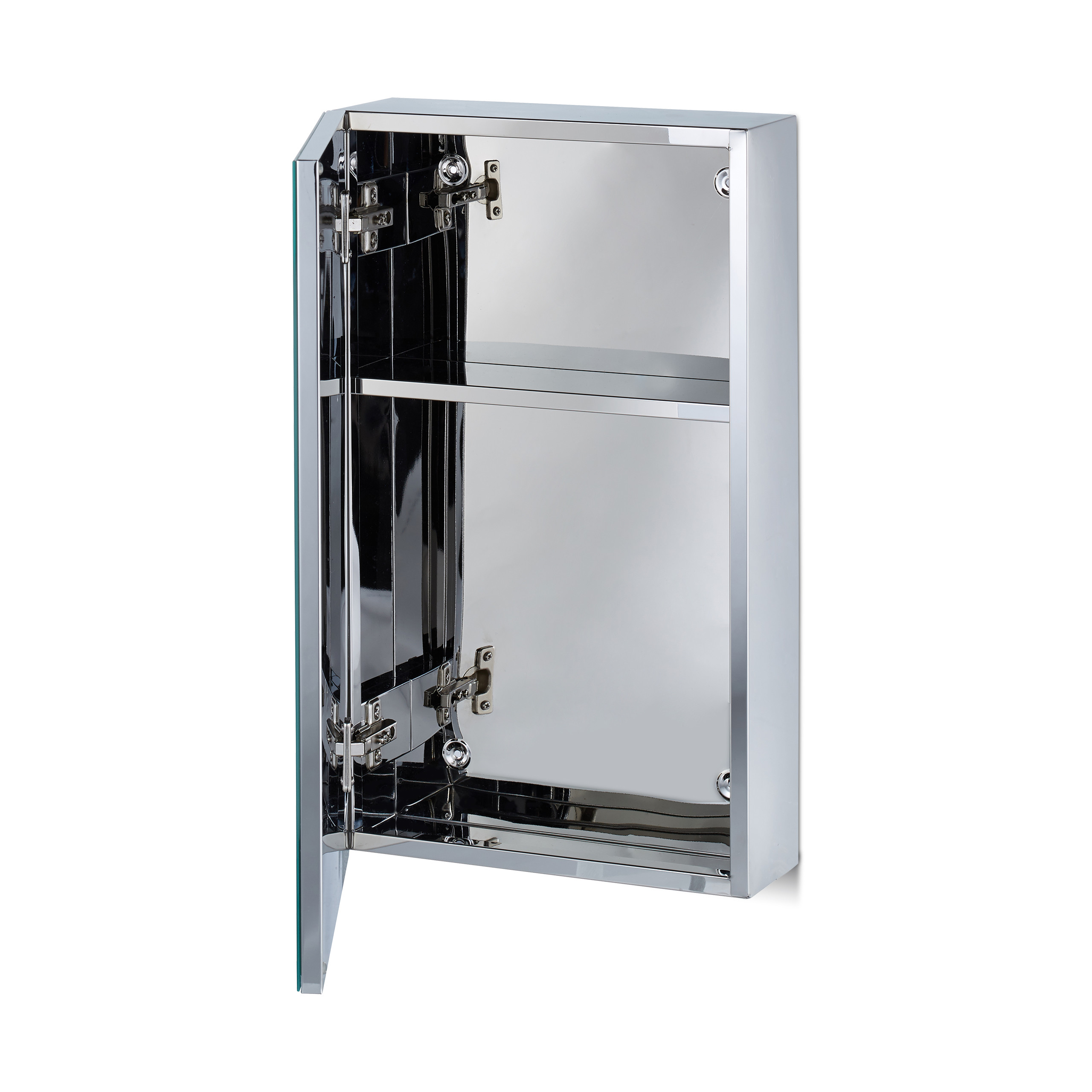 Medizinschrank Edelstahl Arzneischrank Spiegeltür Hausapotheke