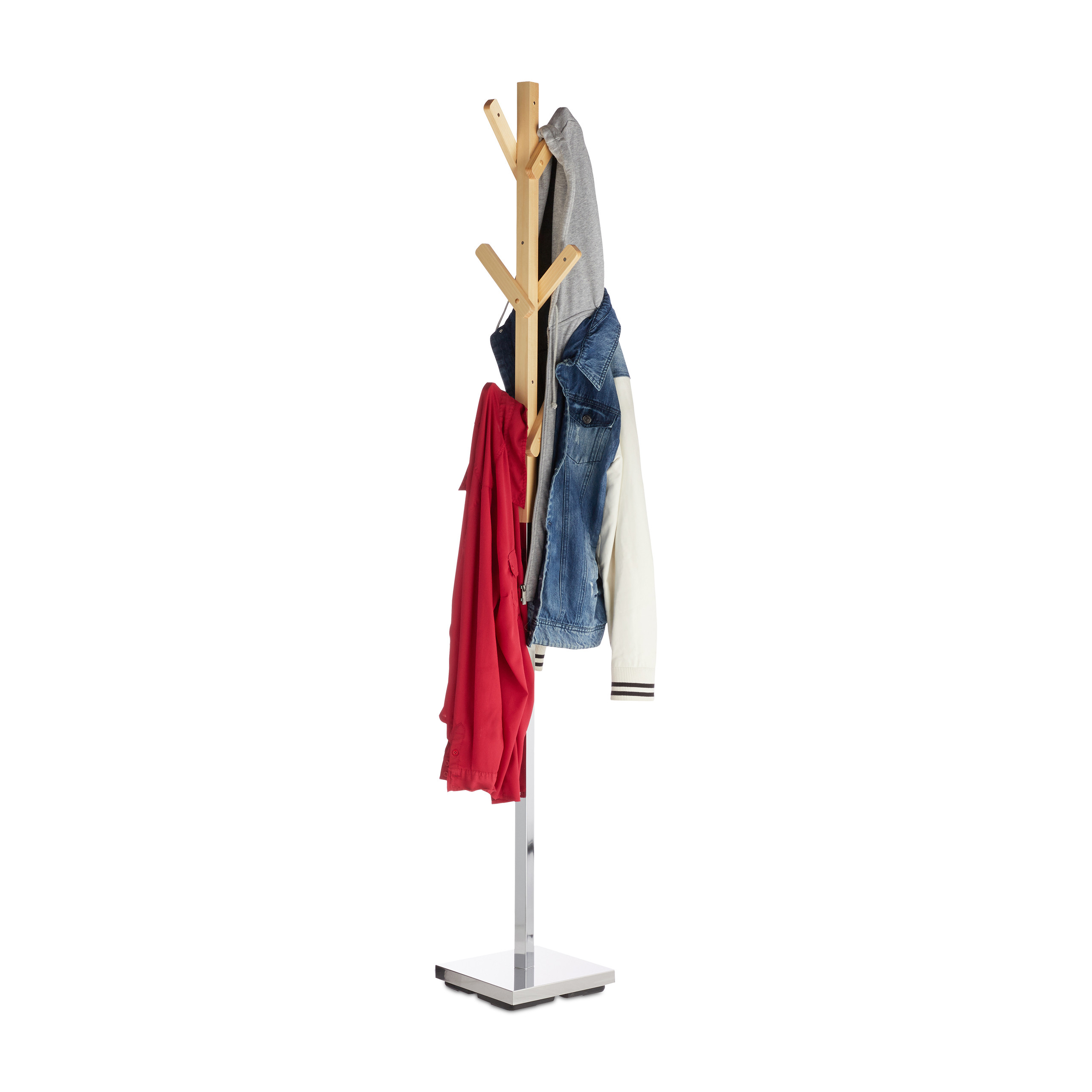 Garderobenständer Metall Garderobe Standgarderobe Jackenständer Flurgarderobe