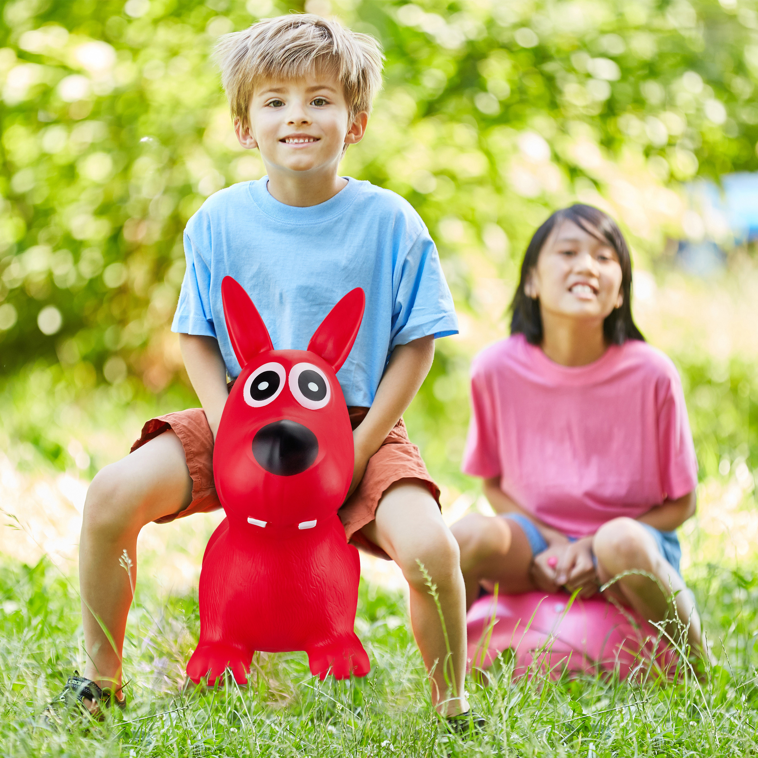 Hüpftier Hund, Hüpfhund für Kinder, bis 50 kg, Hopser, Hopstier
