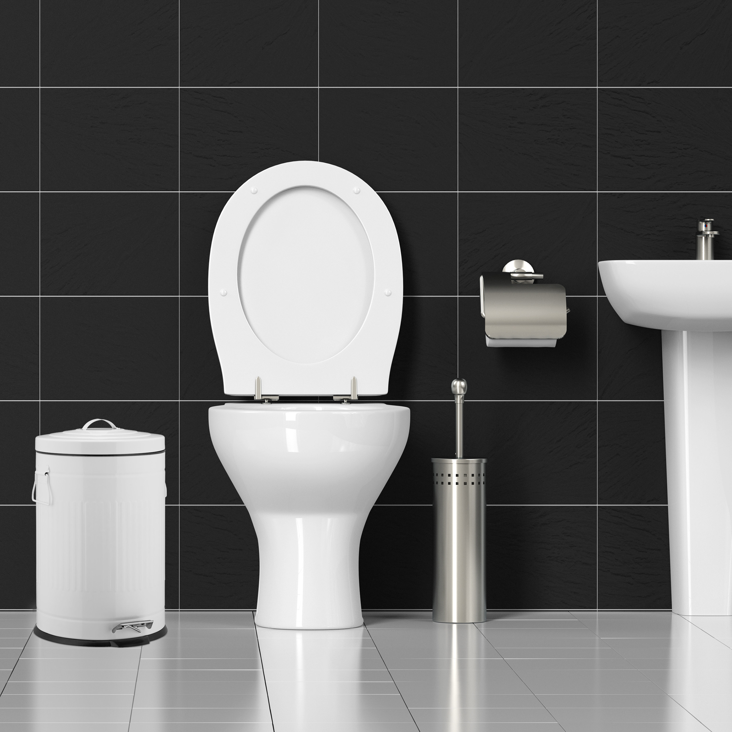 Treteimer "Retro" 20L Küchenmülleimer Tretmülleimer Abfalleimer groß