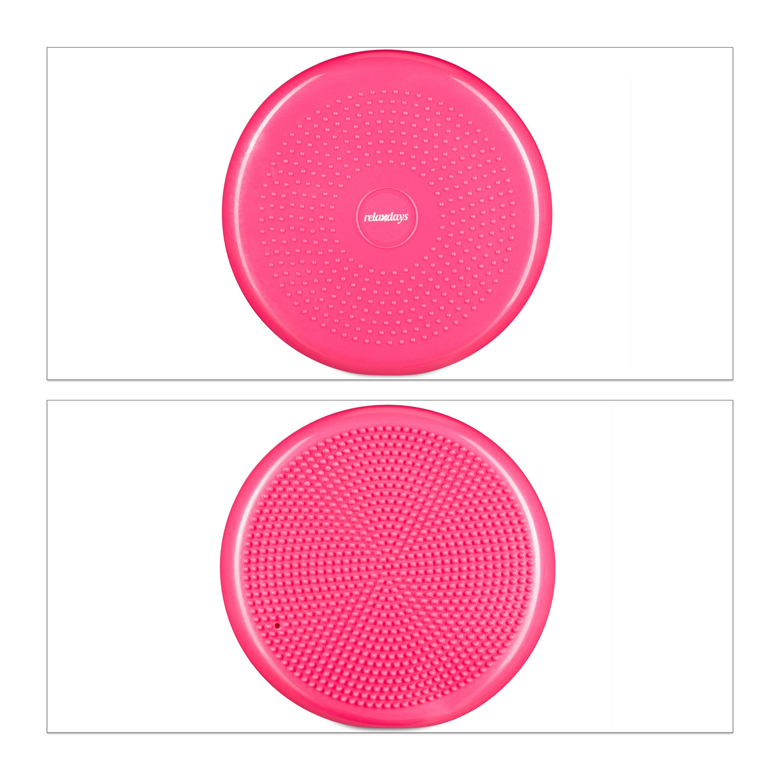 Ballsitzkissen Balance Pad pink 9 x Balance Kissen Luftkissen mit Luftpumpe
