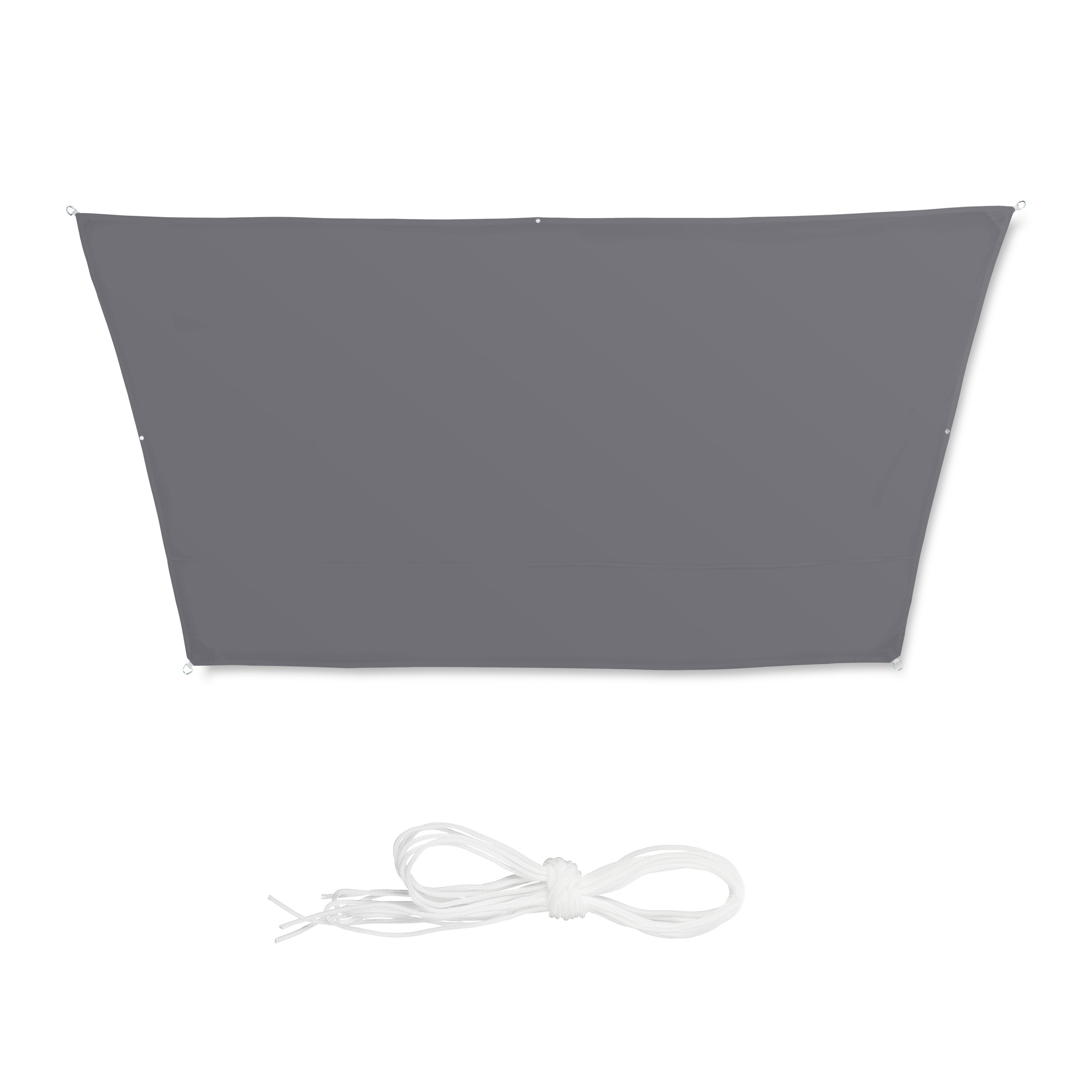 Größen weiß Sonnensegel Dreieck Sun Shade Schattenspender Sonnentuch Segel ver