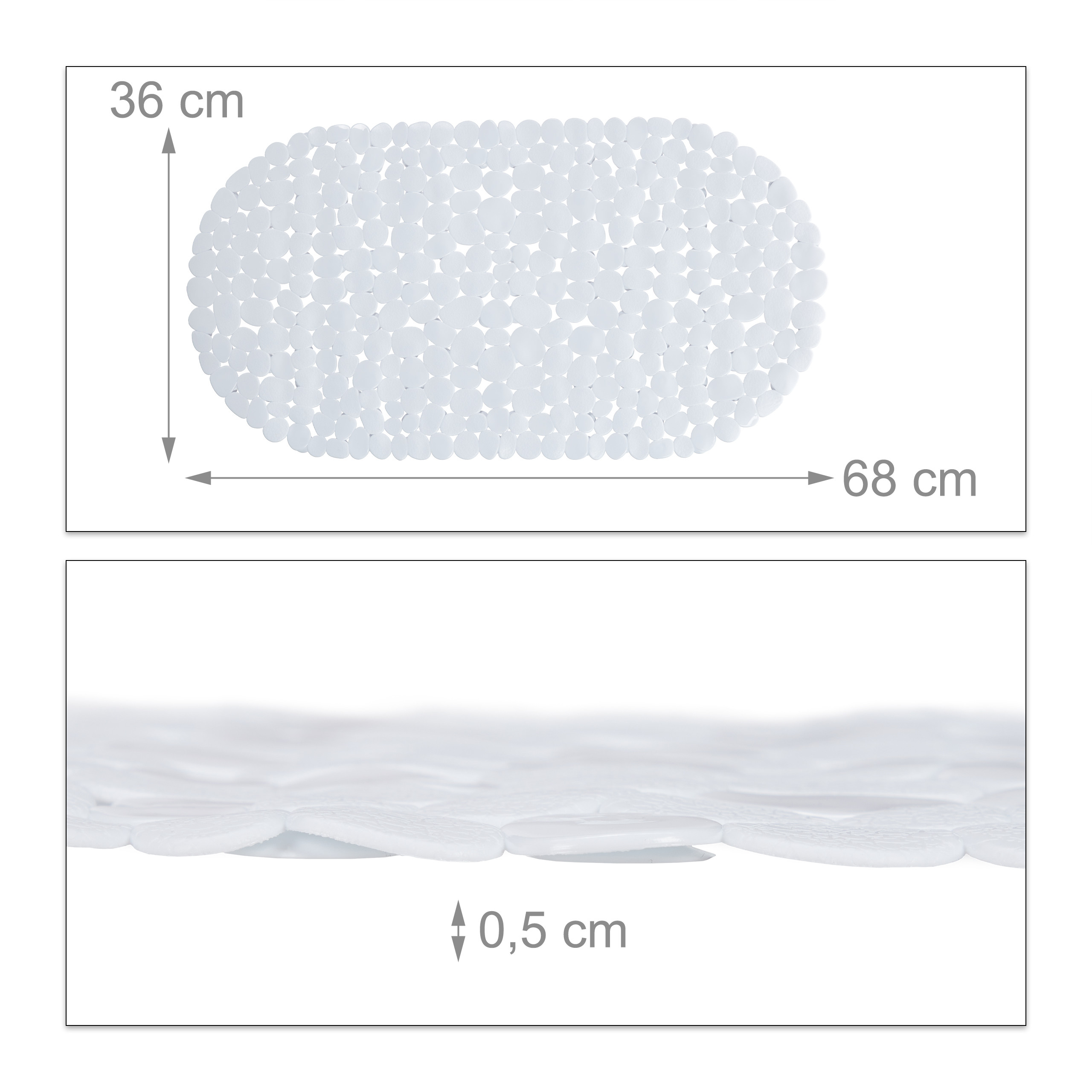 Badewannenmatte Steinoptik Badematte Antirutschmatte Wannenmatte Badeeinlage