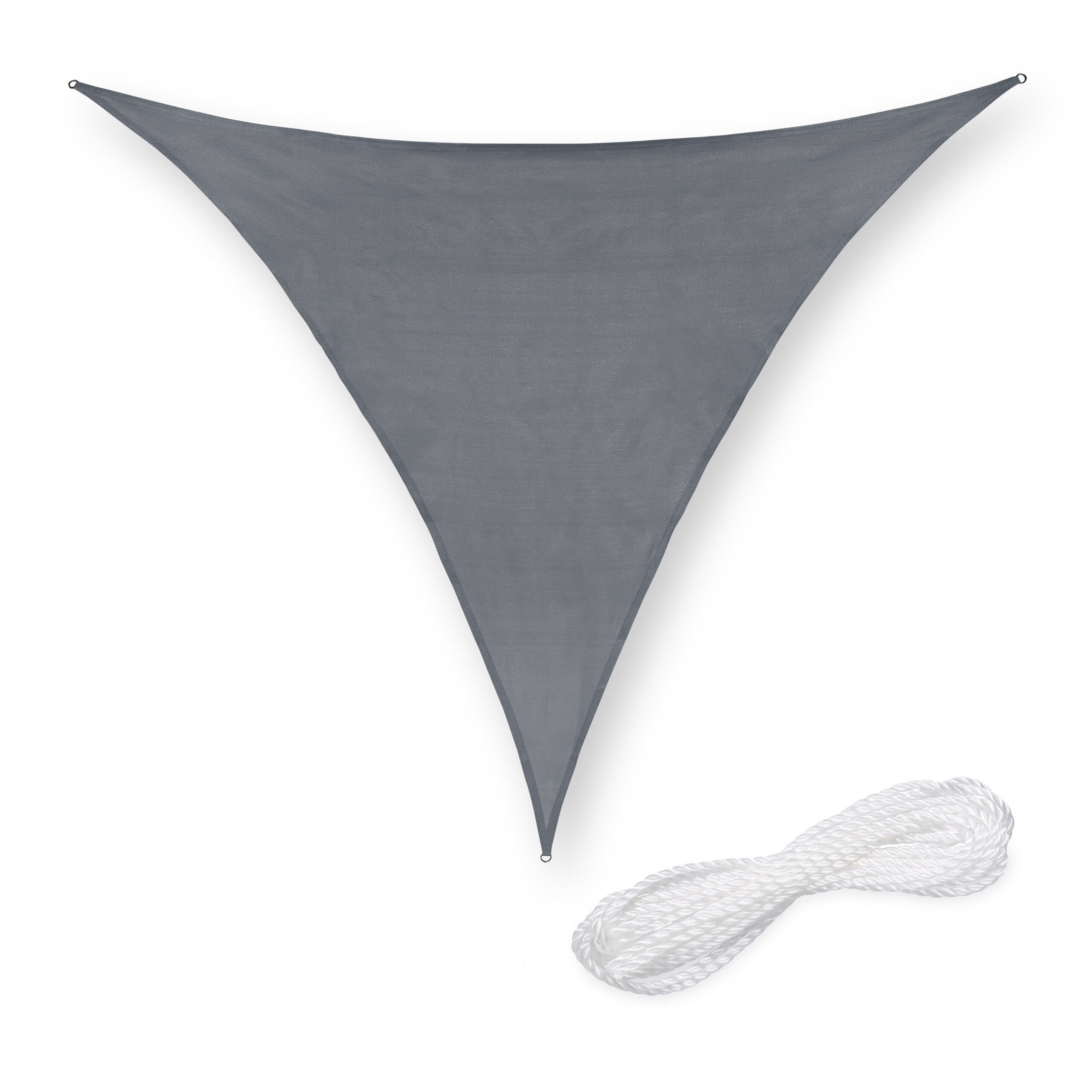 Toldo vela triangular Parasol HDPE Sombreo cóncavo Sombraje lona para jardín - Imagen 83 de 96