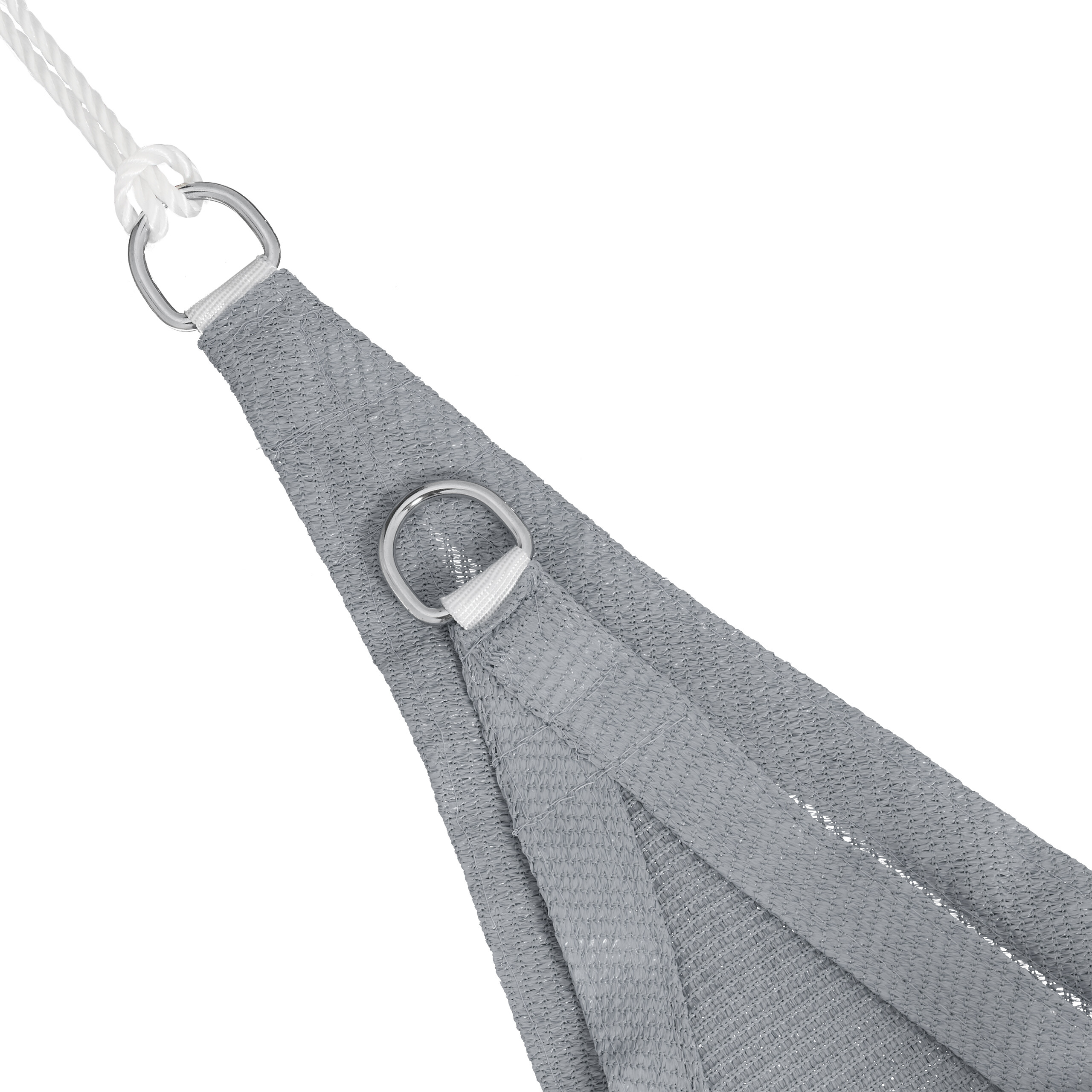 Toldo vela triangular Parasol HDPE Sombreo cóncavo Sombraje lona para jardín - Imagen 60 de 96