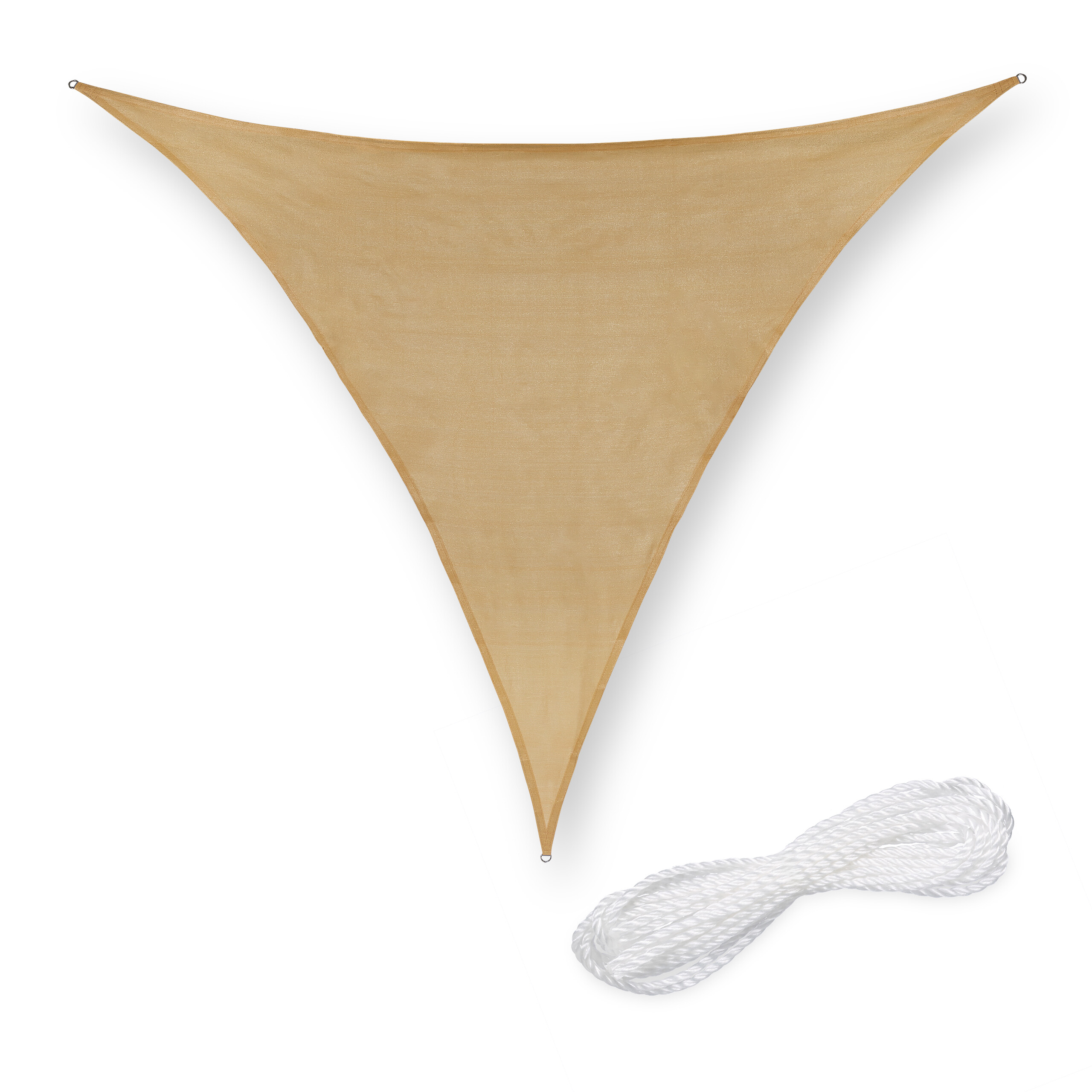 Toldo vela triangular Parasol HDPE Sombreo cóncavo Sombraje lona para jardín - Imagen 41 de 96