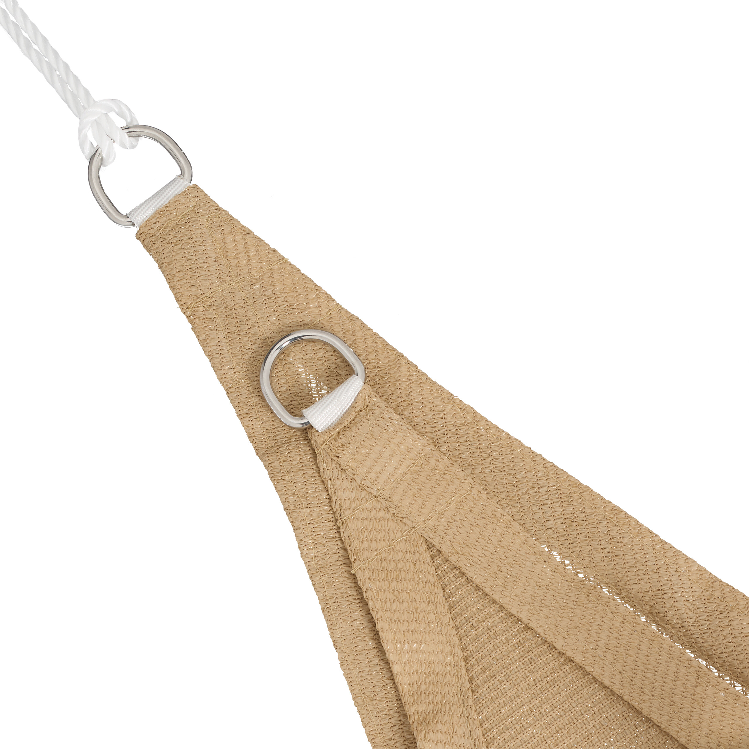 Toldo vela triangular Parasol HDPE Sombreo cóncavo Sombraje lona para jardín - Imagen 39 de 96