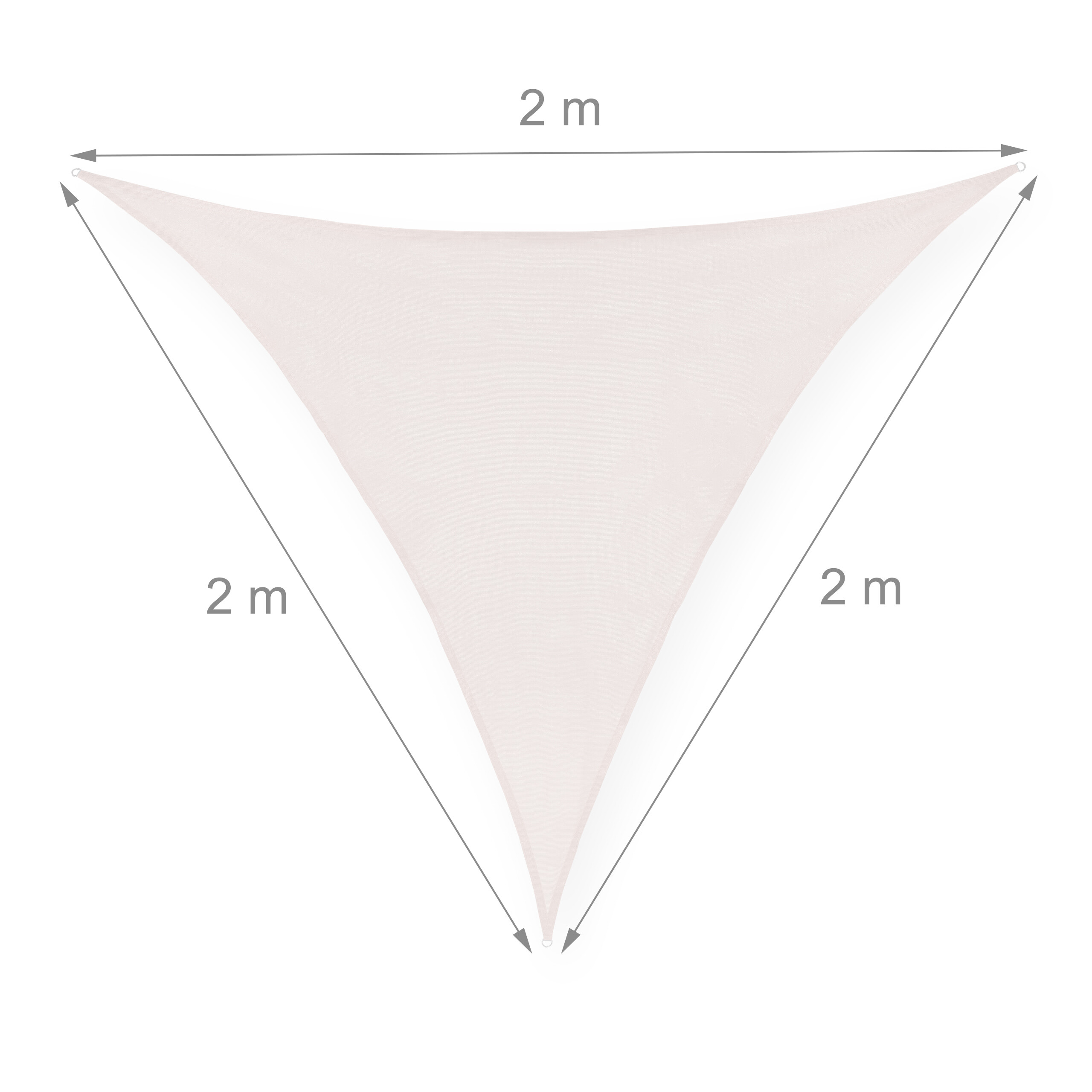 Toldo vela triangular Parasol HDPE Sombreo cóncavo Sombraje lona para jardín - Imagen 30 de 96