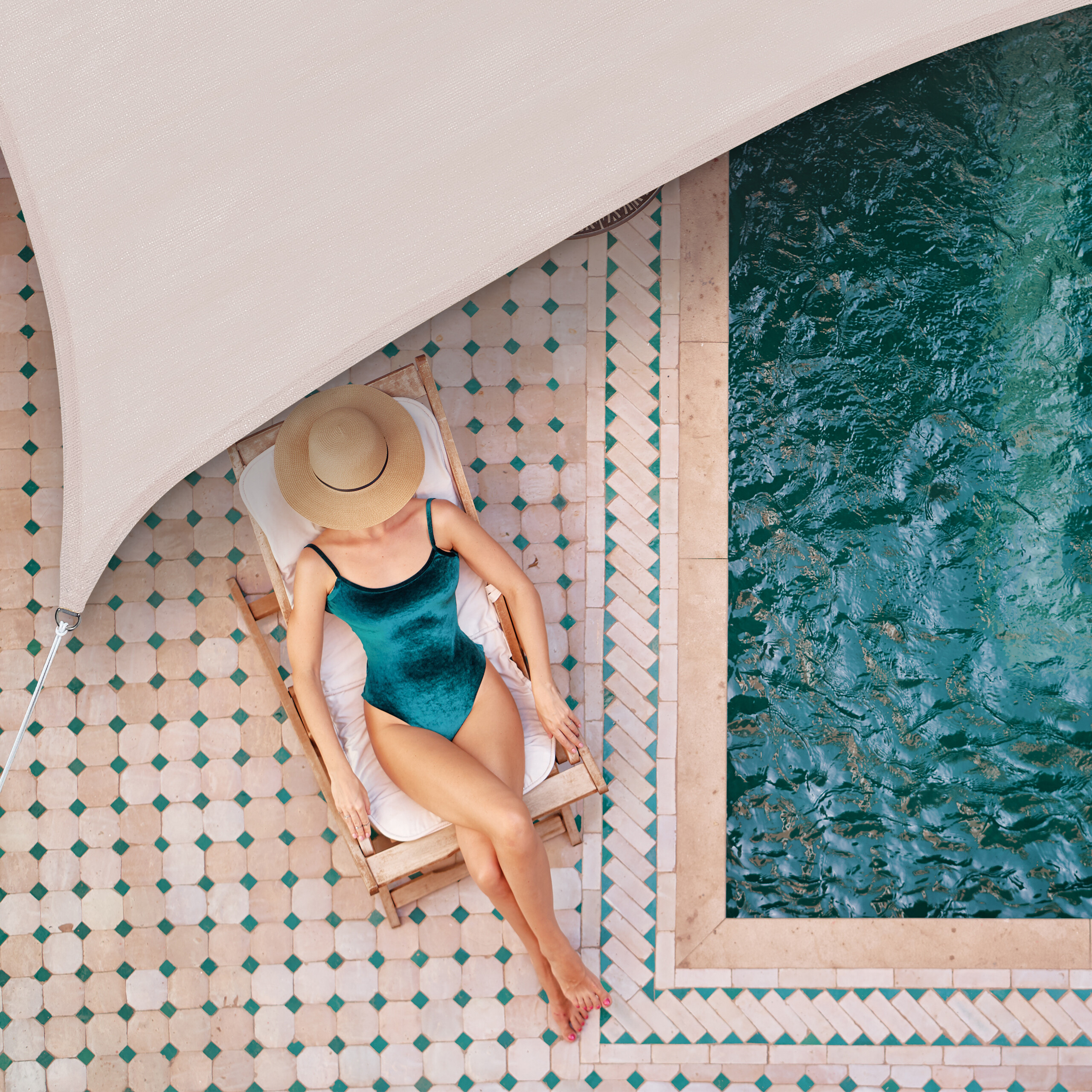 Toldo vela triangular Parasol HDPE Sombreo cóncavo Sombraje lona para jardín - Imagen 15 de 96