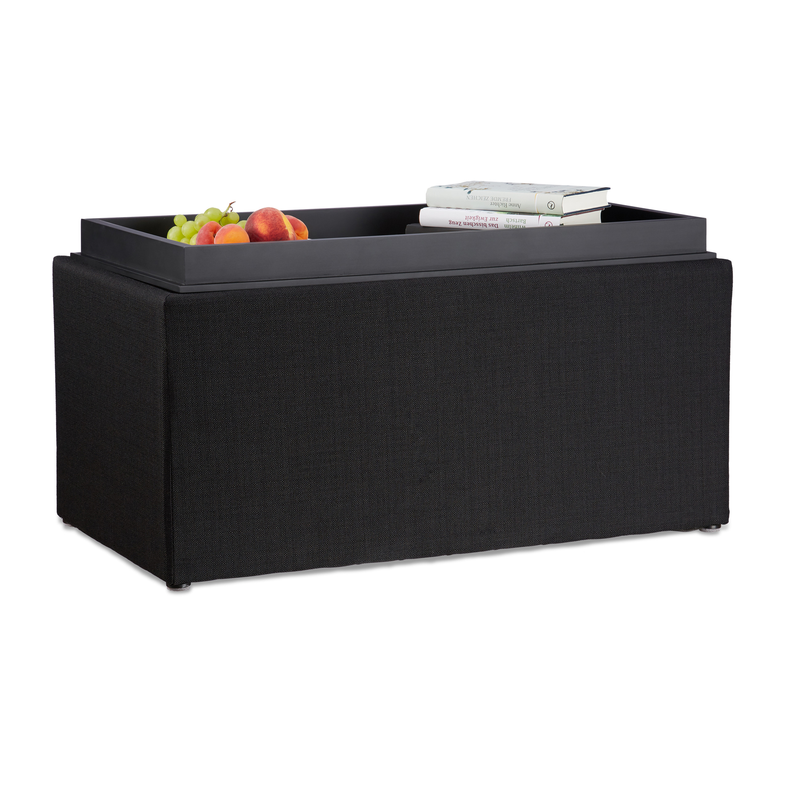 Sitztruhe mit Stauraum Schuhtruhe Sitzhocker Aufbewahrungsbox Sitzbank