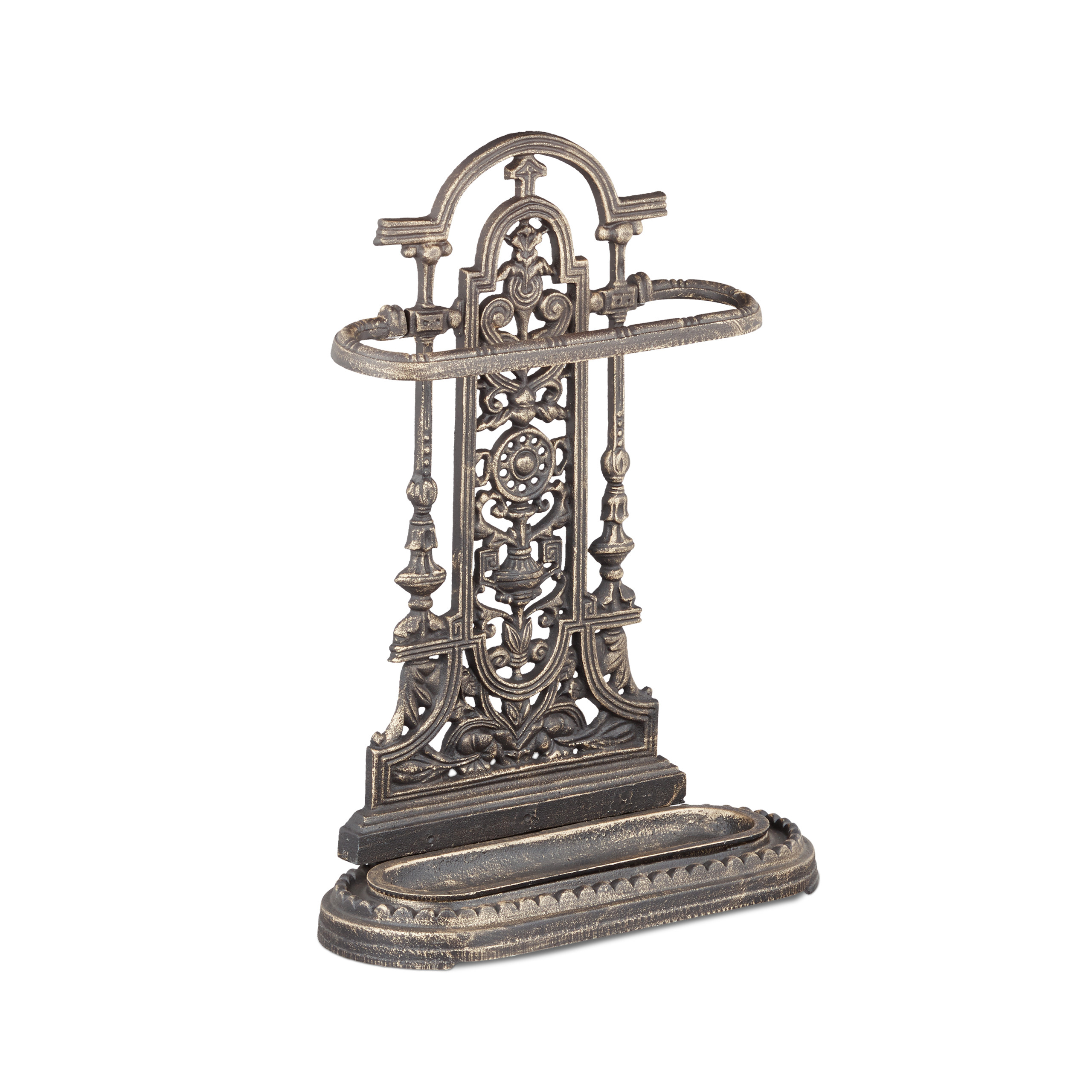 2 tlg. Garderoben-Set Wandgarderobe Hakenleiste Schirmständer mit