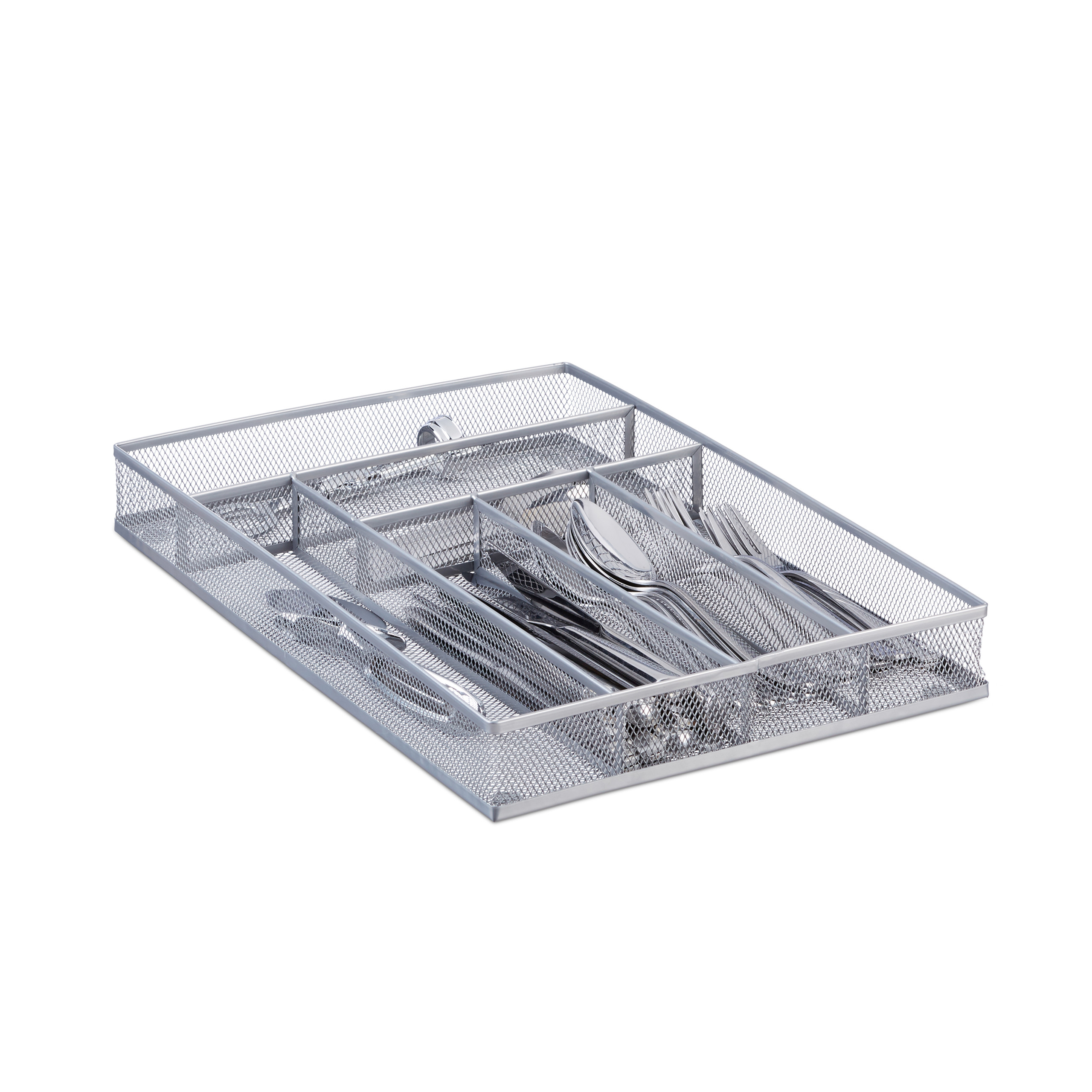 LARGE METAL CUTLERY Tray, Robust Drawer Insert Caddy, Organizer 40.6 x