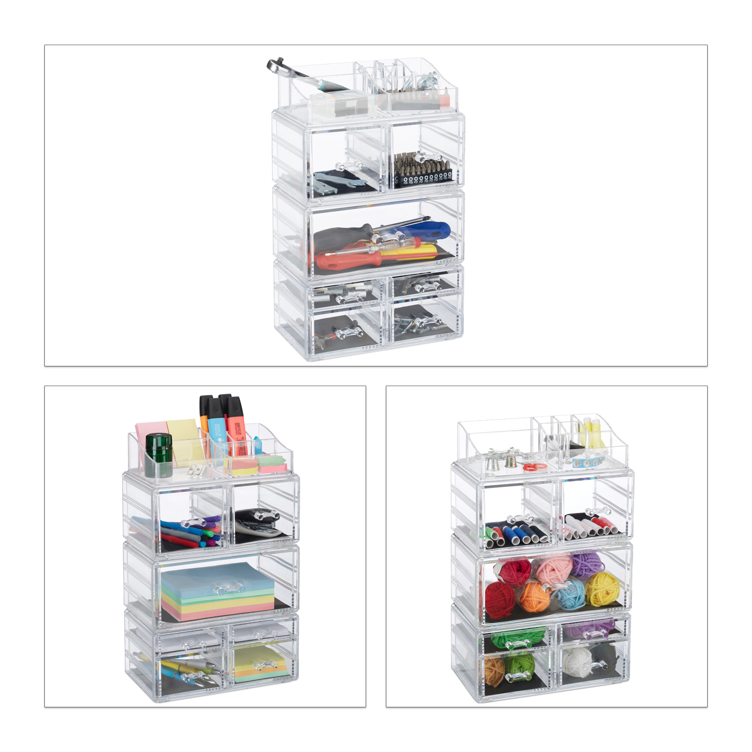 Make Up Organizer, Kosmetik Tower, Schminkaufbewahrung, Make Up Halter