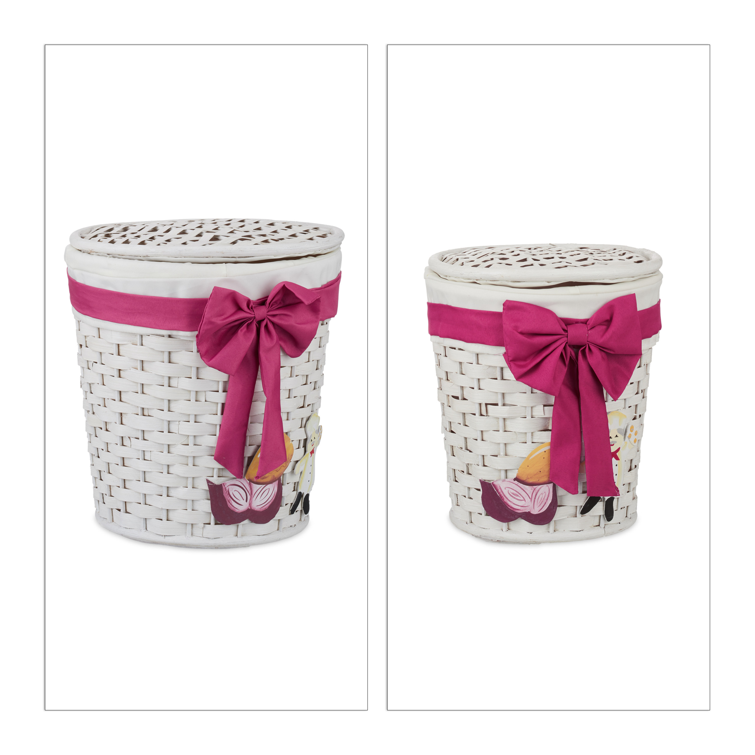 Aufbewahrungskorb 2er-Set Korb für Küche Brotkorb Dekokorb