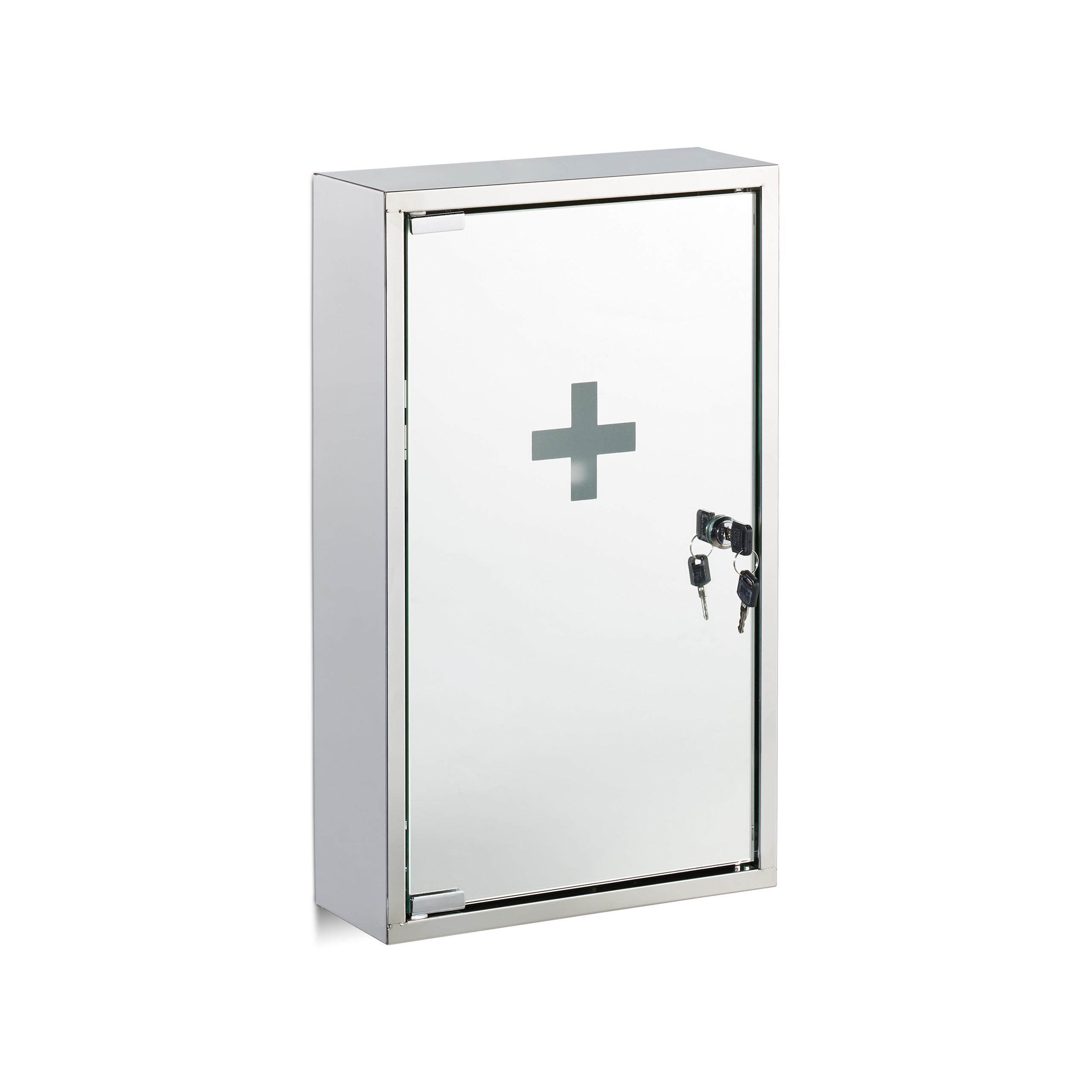 Medizinschrank Edelstahl Arzneimittelschrank Hausapotheke Spiegeltür