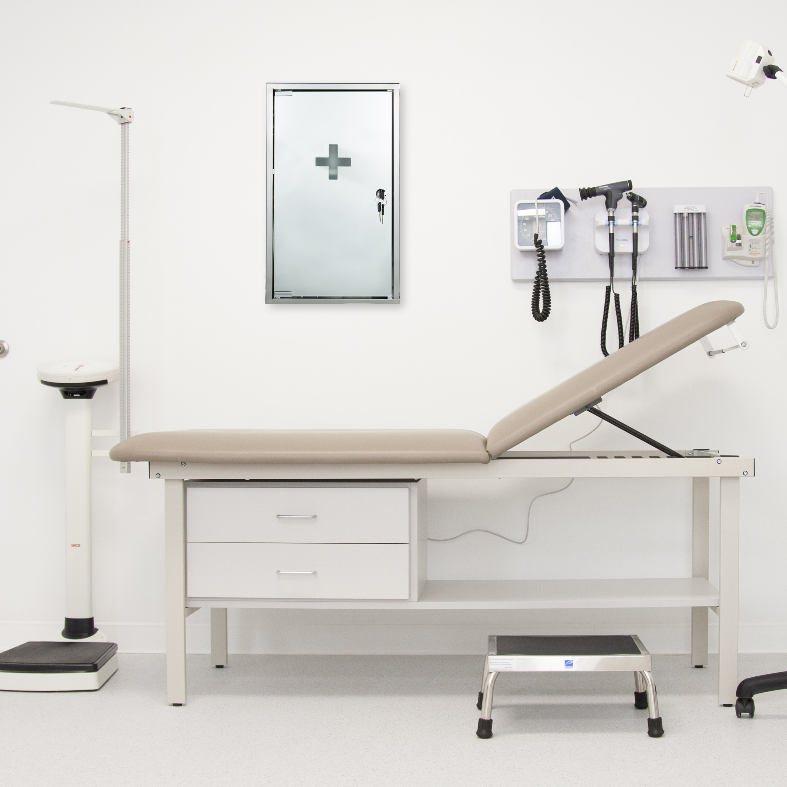 Medizinschrank Edelstahl Arzneimittelschrank Hausapotheke Spiegeltür